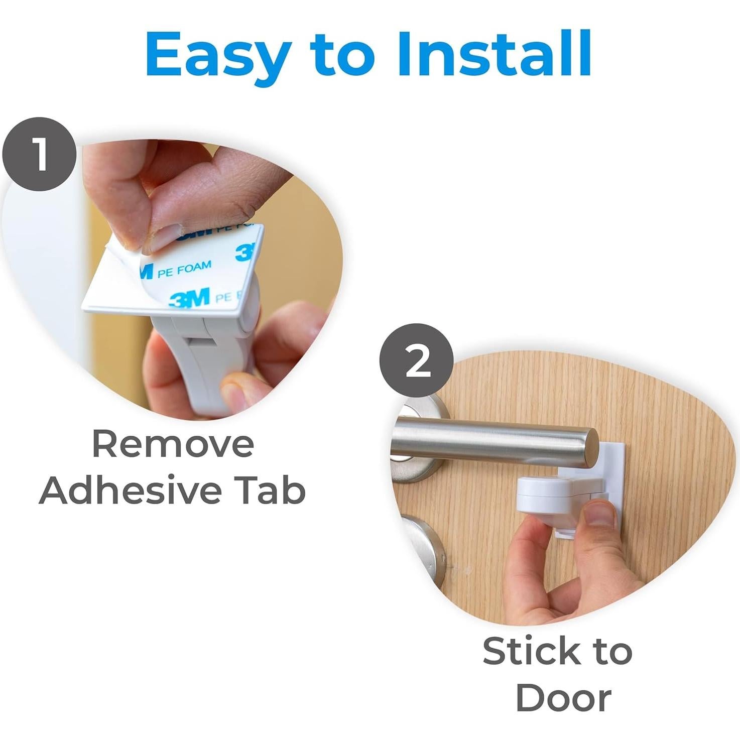 Bloqueo de Manija de Puerta HomeBrella - 6 Paquetes Seguridad Infantil