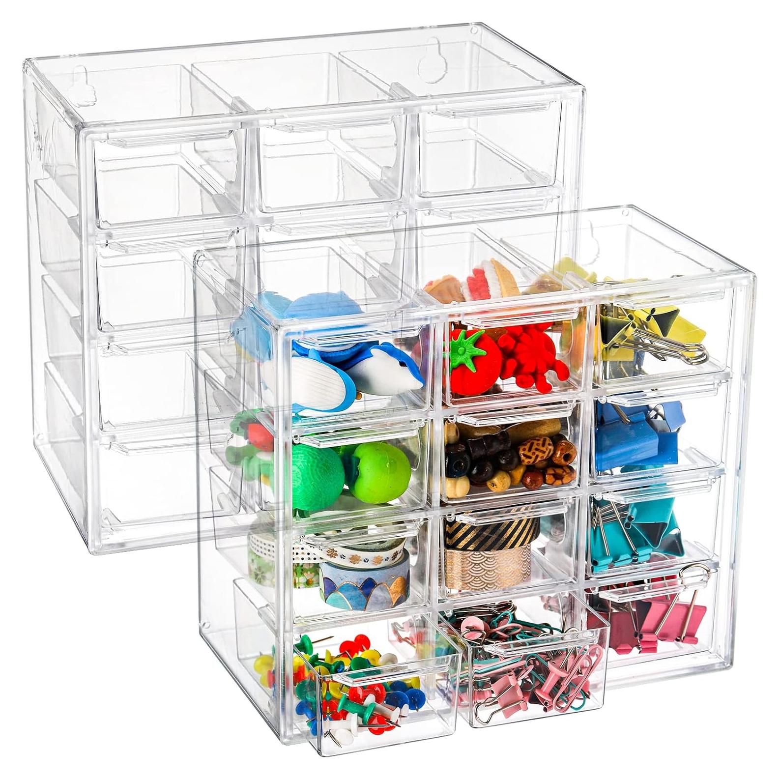 Organizador de Escritorio YOUEON 2 Paquete con 12 Cajones