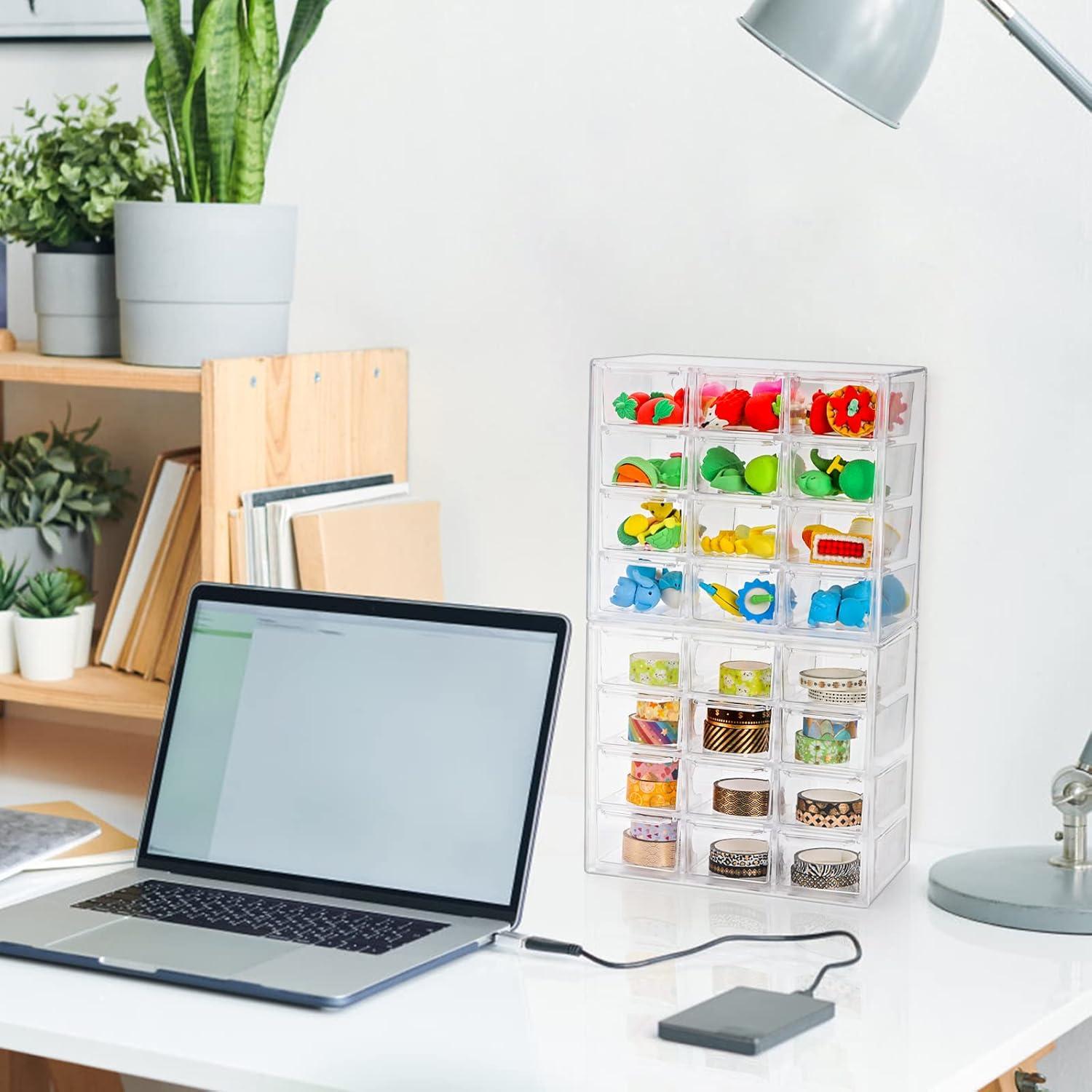 Organizador de Escritorio YOUEON 2 Paquete con 12 Cajones