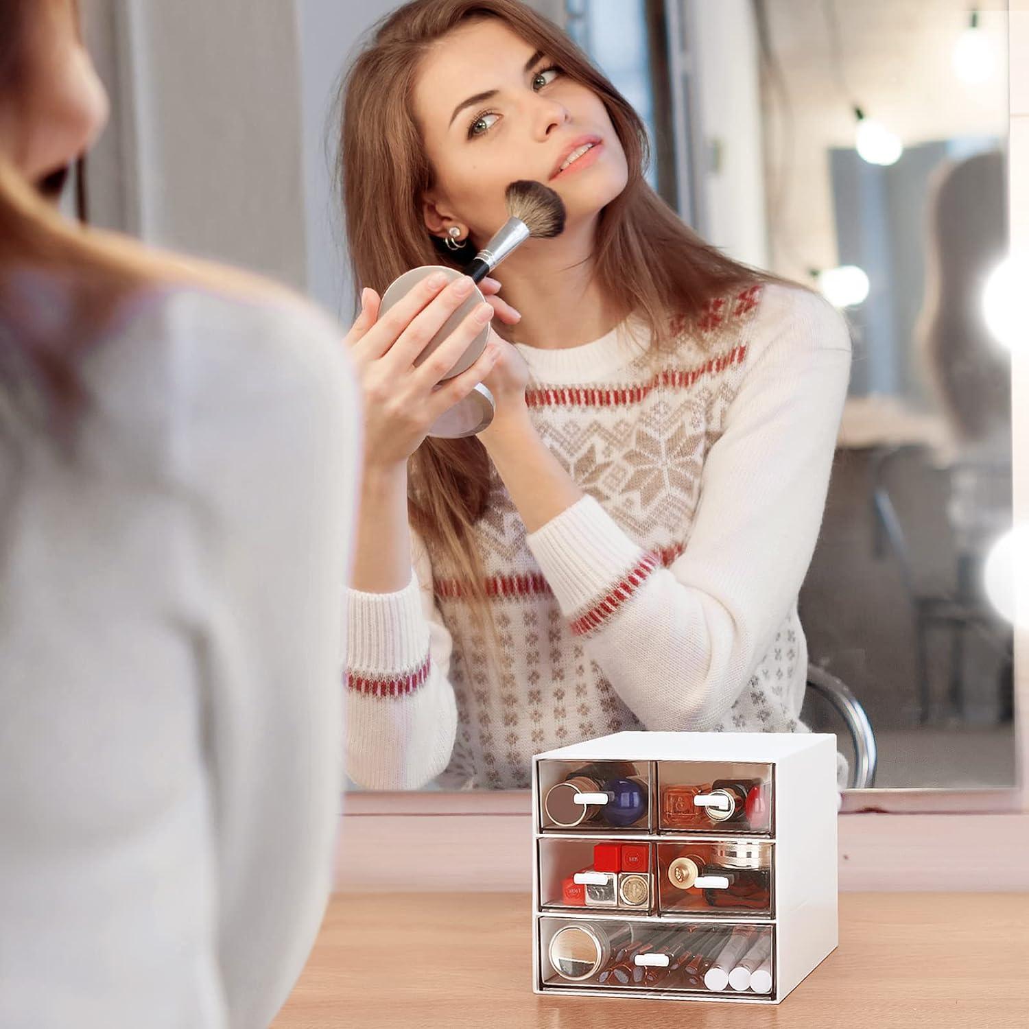 Organizador de Escritorio LETURE con 5 Cajones Blanco