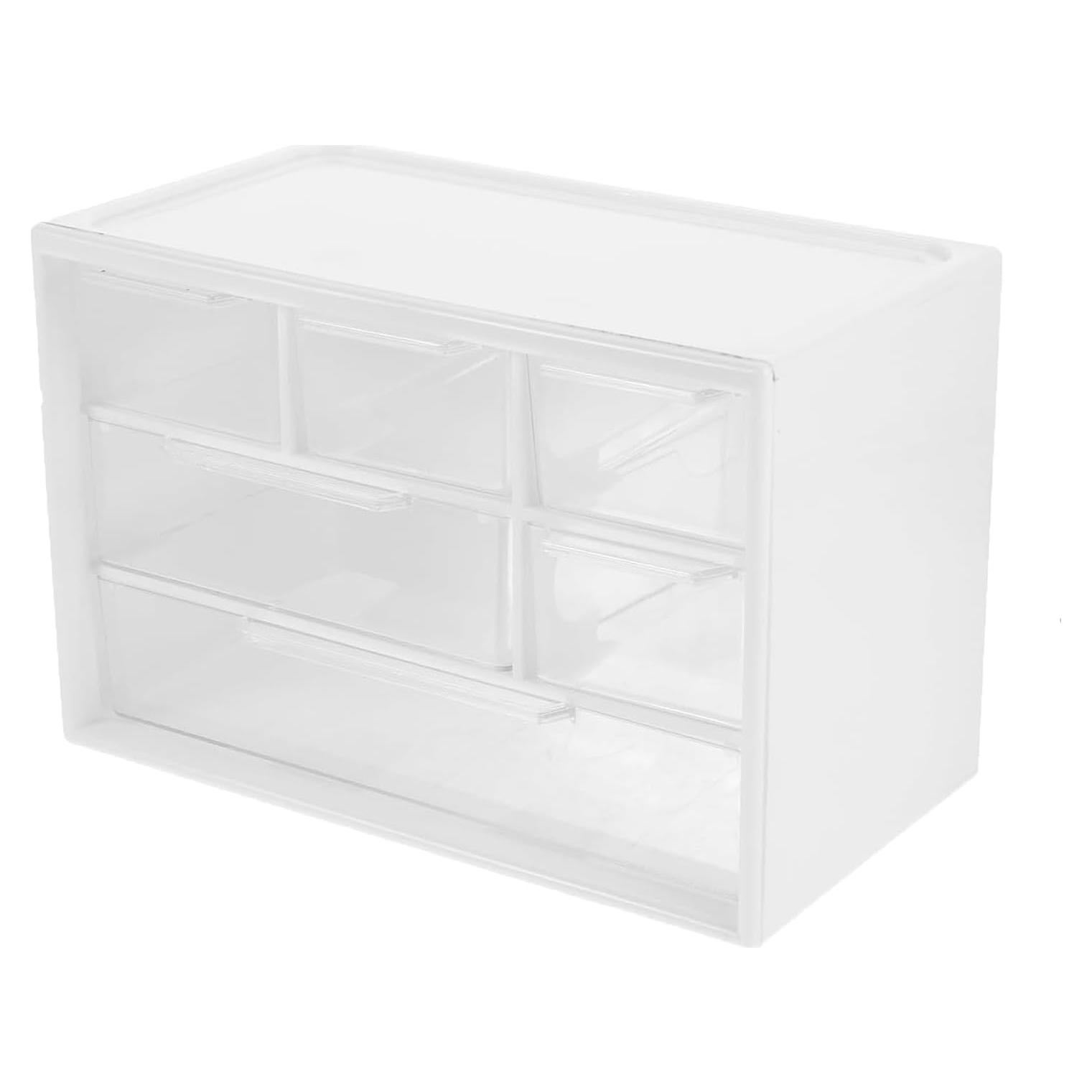 Organizador de Cajones LIPCHEEGO Blanco 6 Cajones 18x10x12 cm
