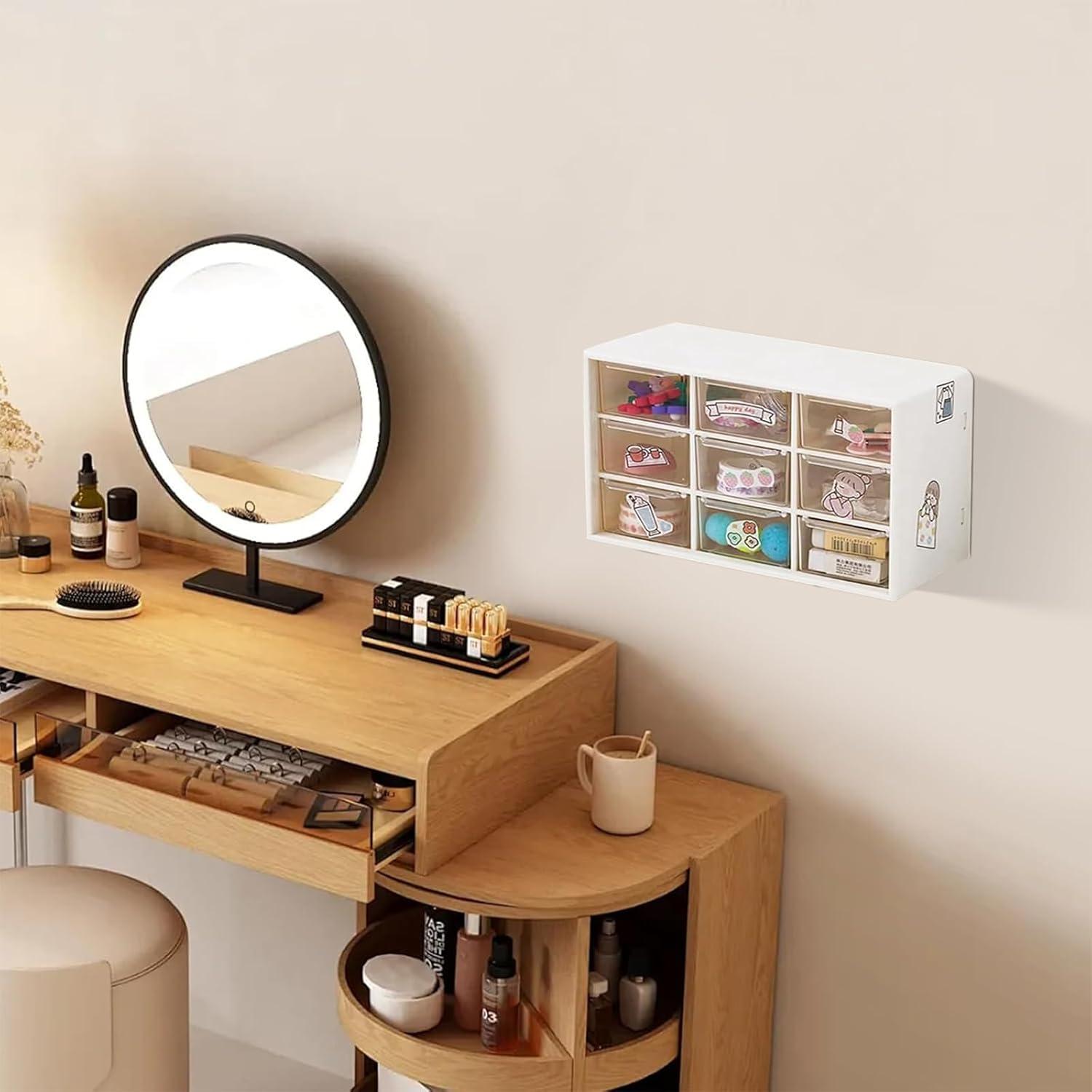 Organizador de Cajones Voittozege 6 Pcs Blanco 9 Cajones