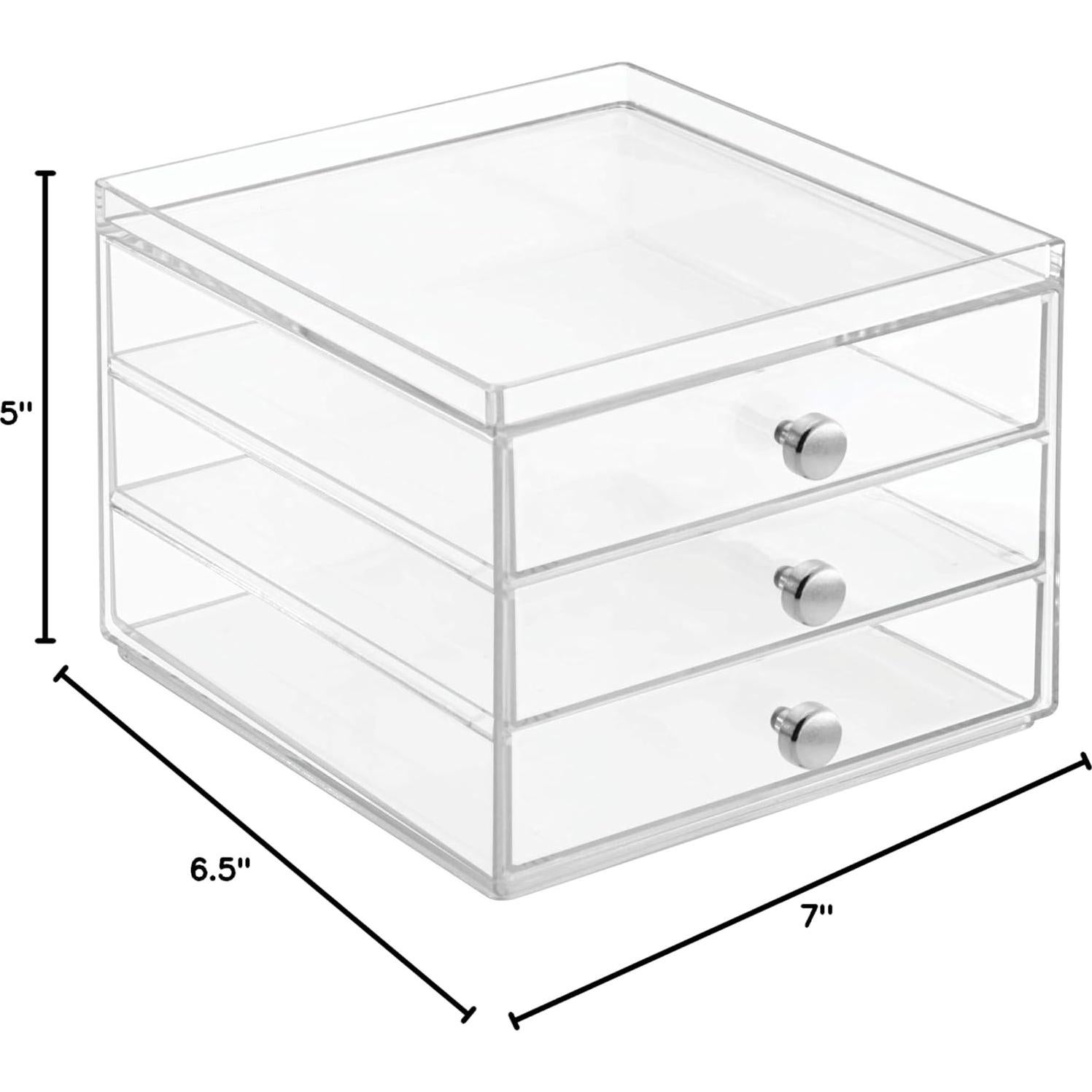 Organizador de Plástico InterDesign 3 Cajones 16.5x17.8x12.7cm