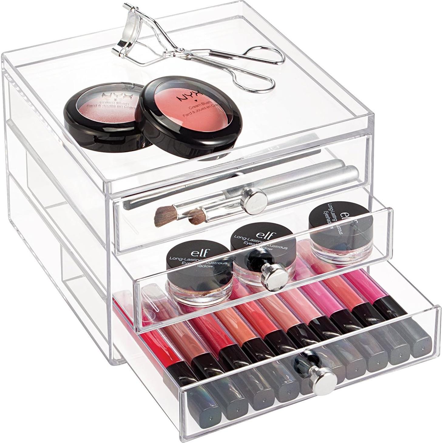 Organizador de Plástico InterDesign 3 Cajones 16.5x17.8x12.7cm