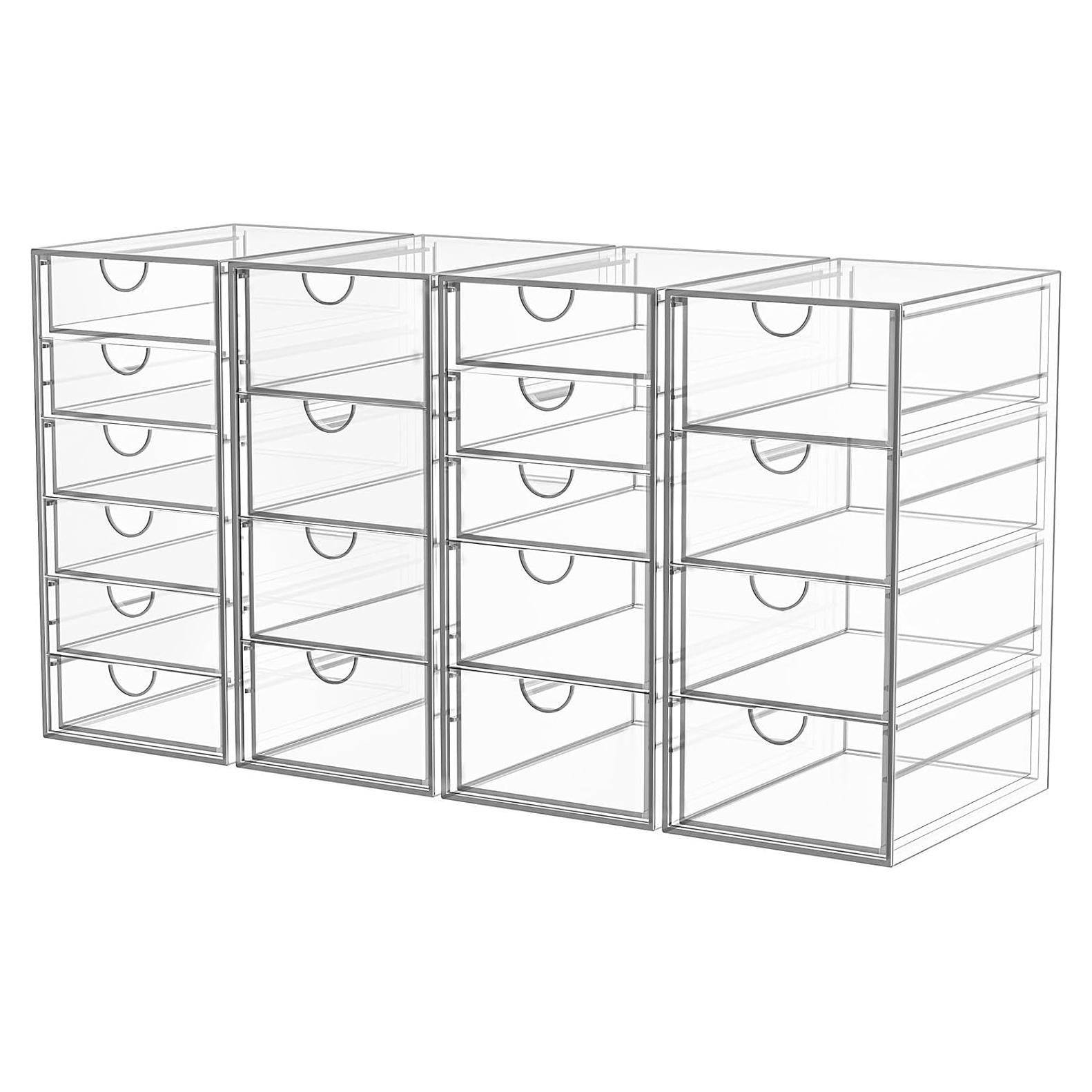 Organizador de Maquillaje Acrílico YFXCVSL 19 Cajones 42x25x18cm