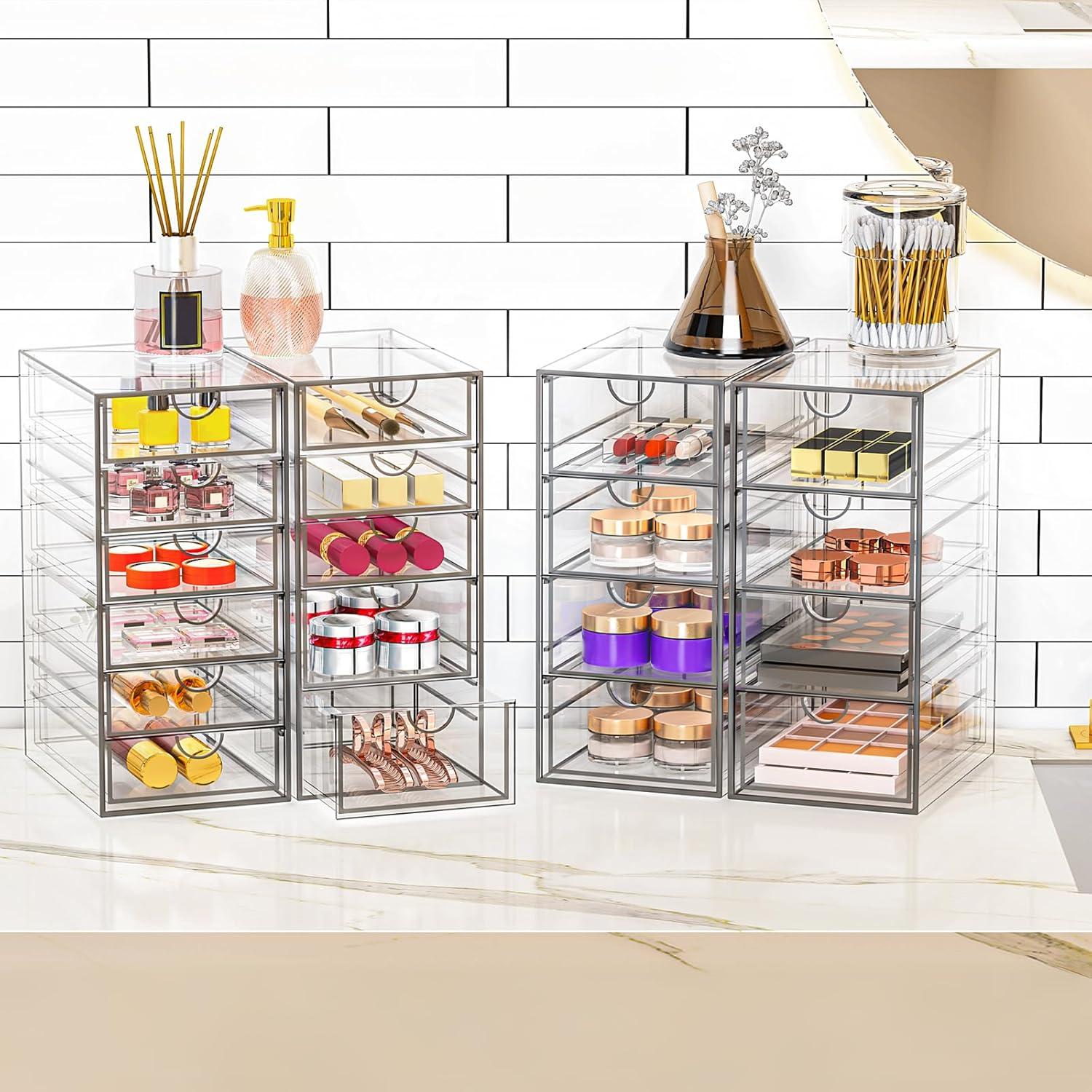 Organizador de Maquillaje Acrílico YFXCVSL 19 Cajones 42x25x18cm