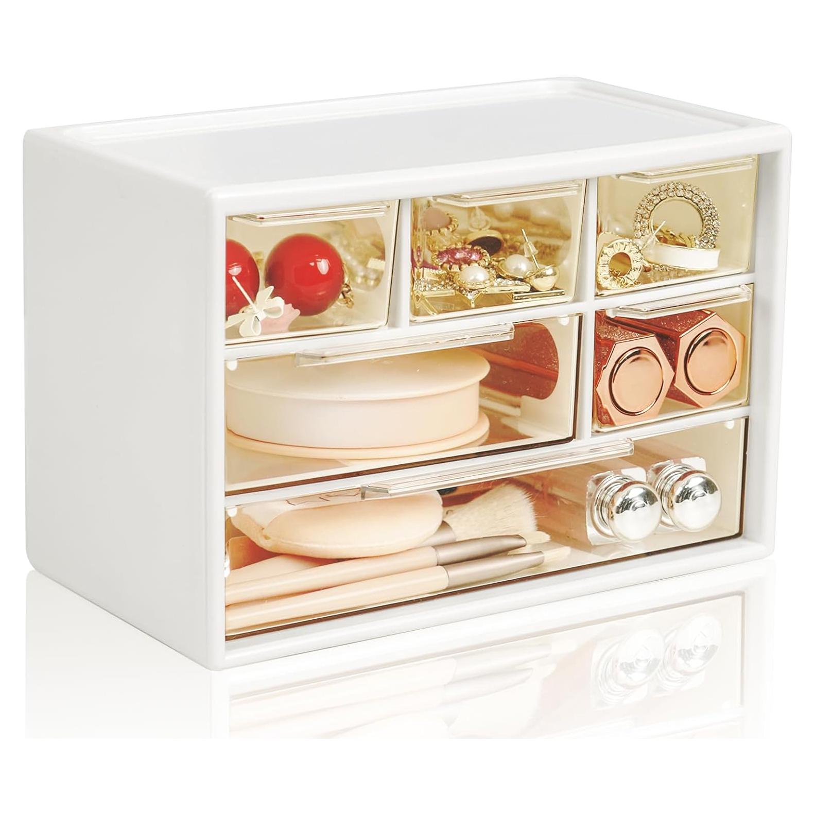 Organizador de Escritorio FODIENS Mini 6 Cajones Blanco