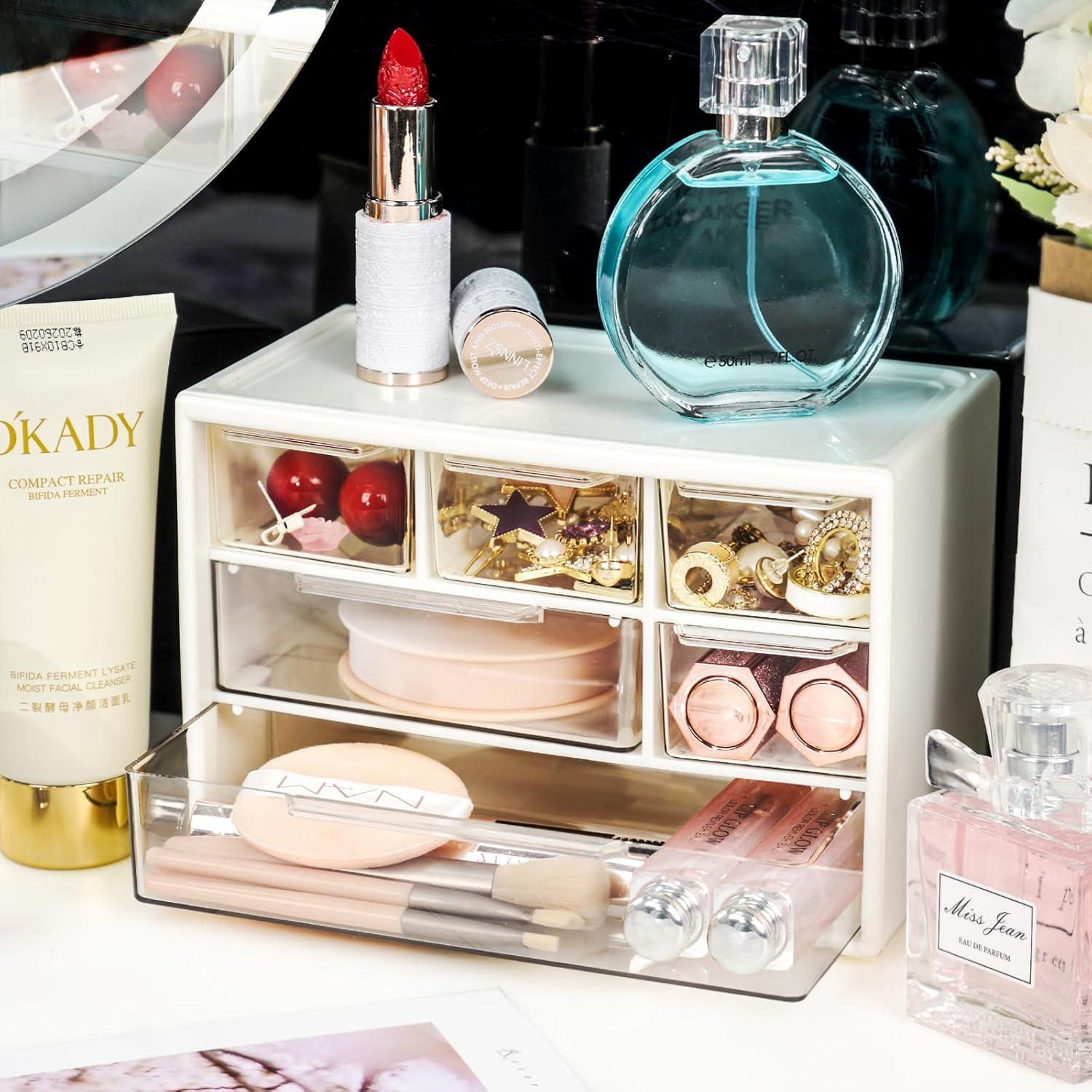 Organizador de Escritorio FODIENS Mini 6 Cajones Blanco