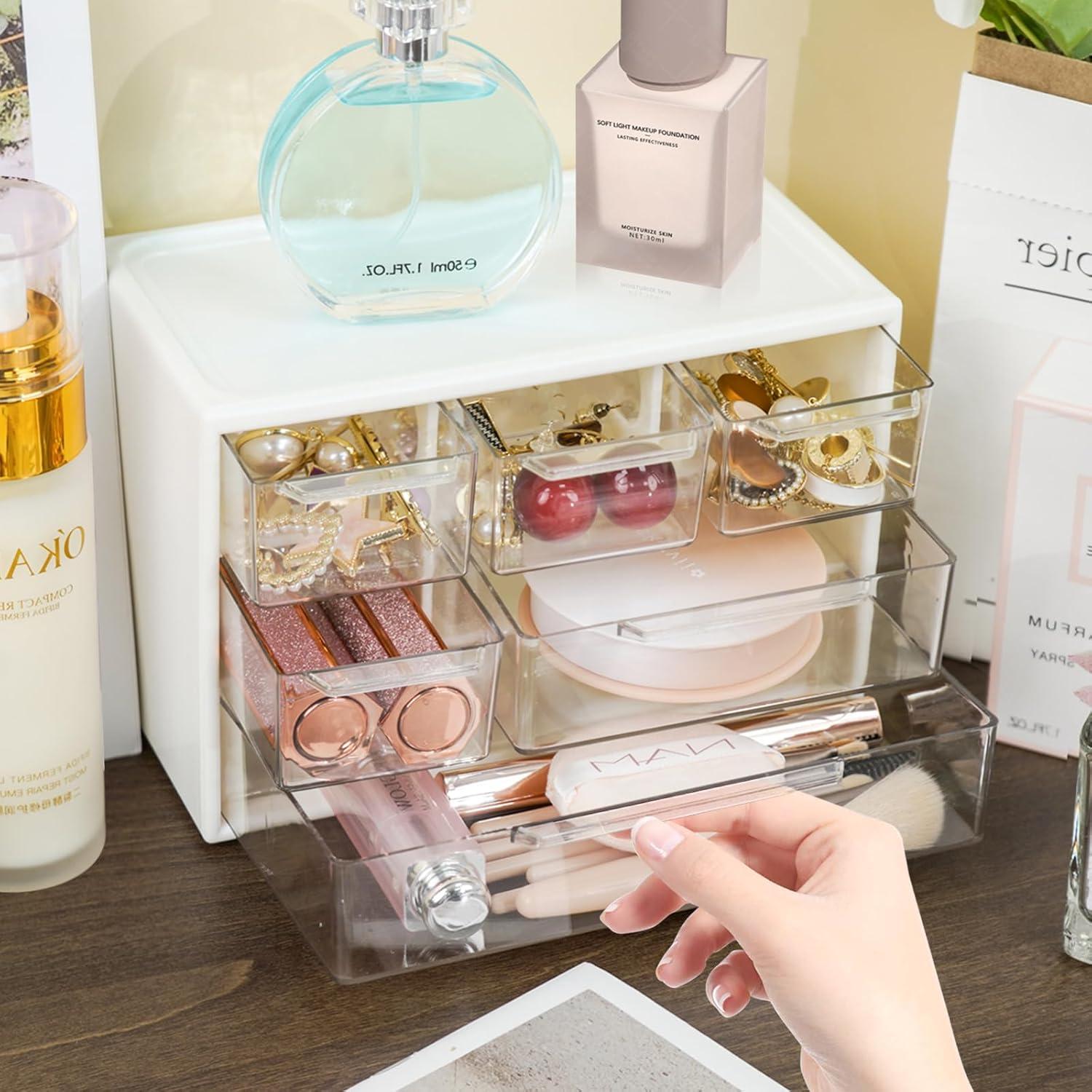 Organizador de Escritorio FODIENS Mini 6 Cajones Blanco