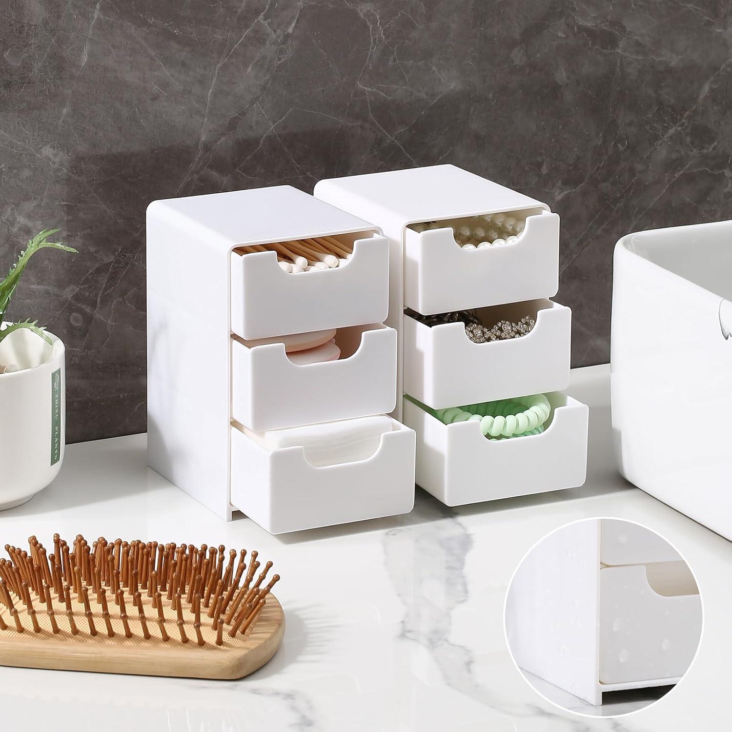 Organizador de Cajones Imakmasion Blanco 3 Cajones 7.9x8.9x13 cm