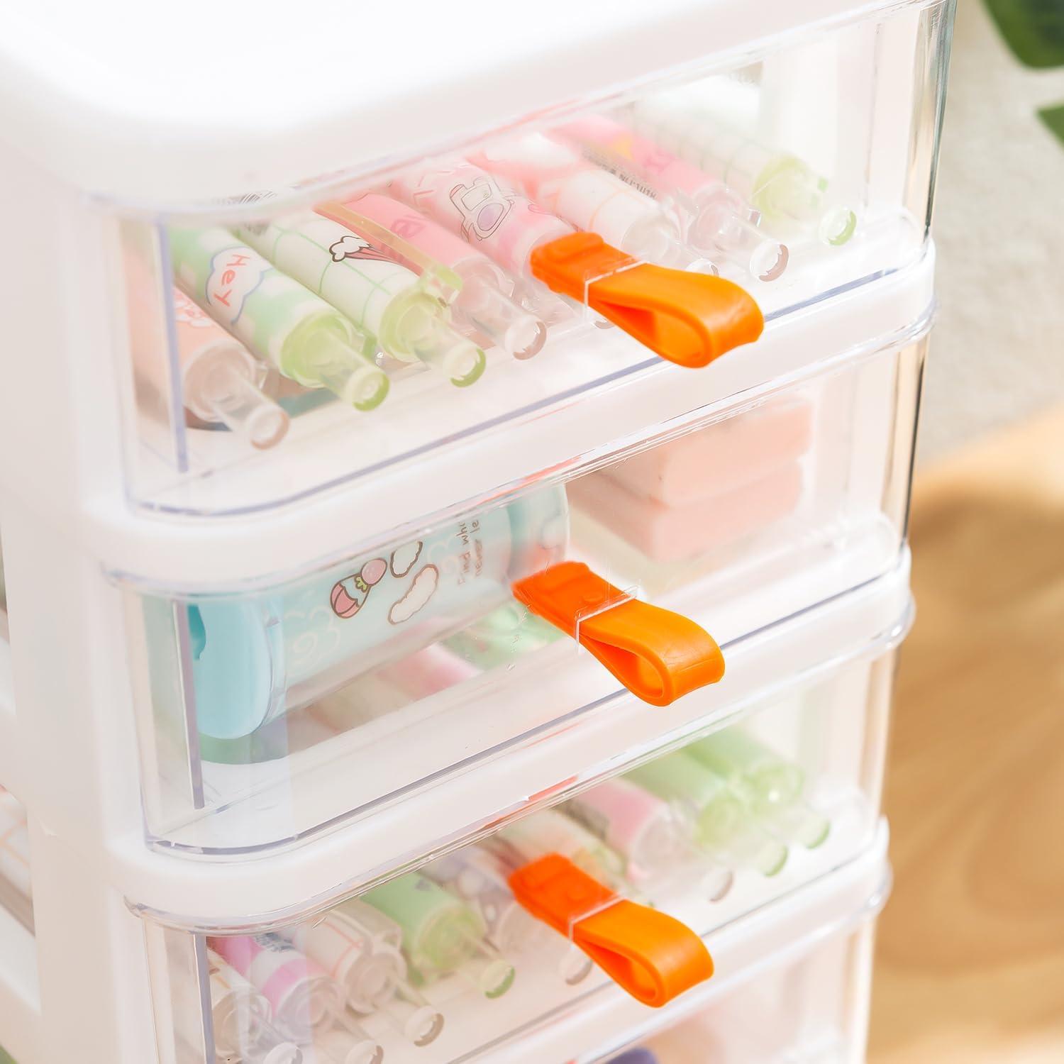 Organizador de Cajones Mini Gagee 3 Cajones Plástico Blanco