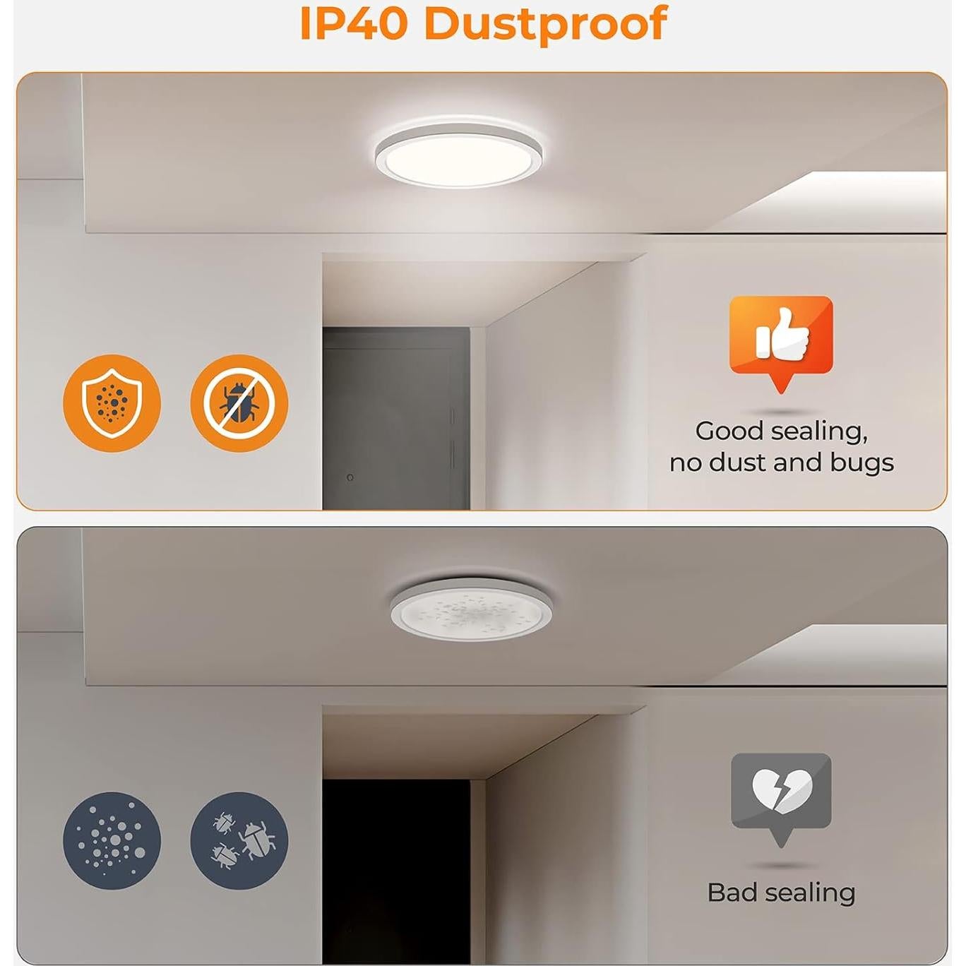 Luz de Techo Empotrada LED BLNAN 23 cm 18W 3000K-5000K