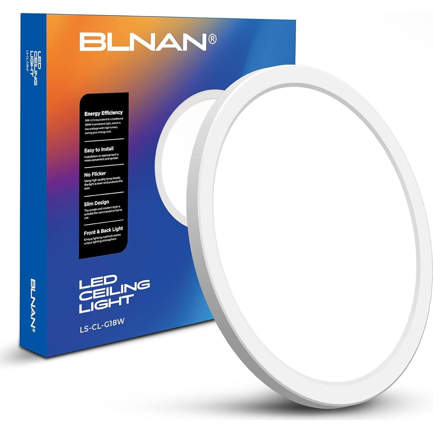 Luz de Techo Empotrada LED BLNAN 23 cm 18W 3000K-5000K