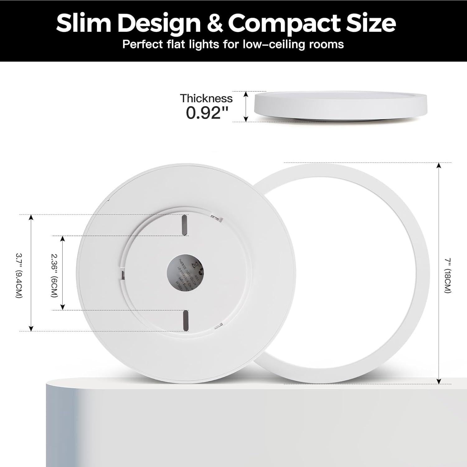 Luz de Techo LED Empotrada 15W 4000K Blanco Neutro - 4 Paquetes