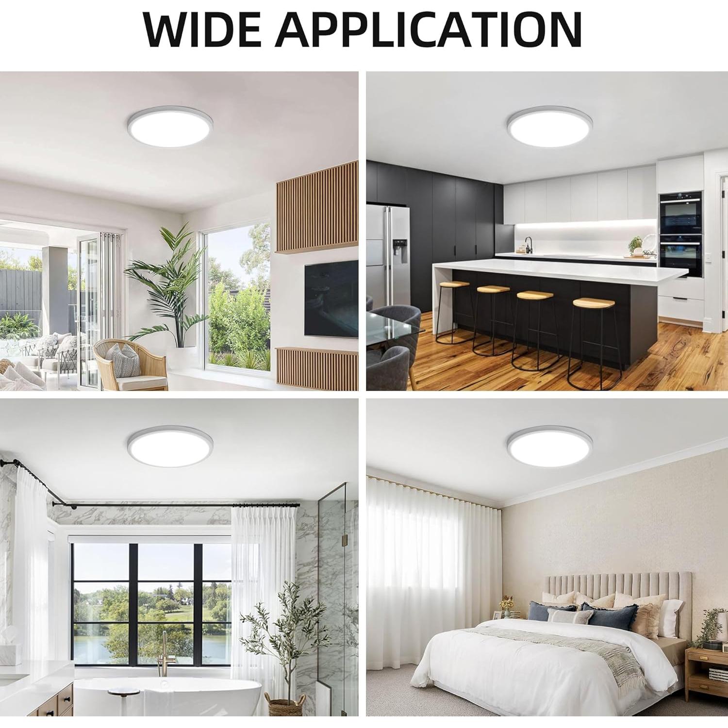 Luz de Techo LED Hykolity 30.48 cm 24W CCT Seleccionable