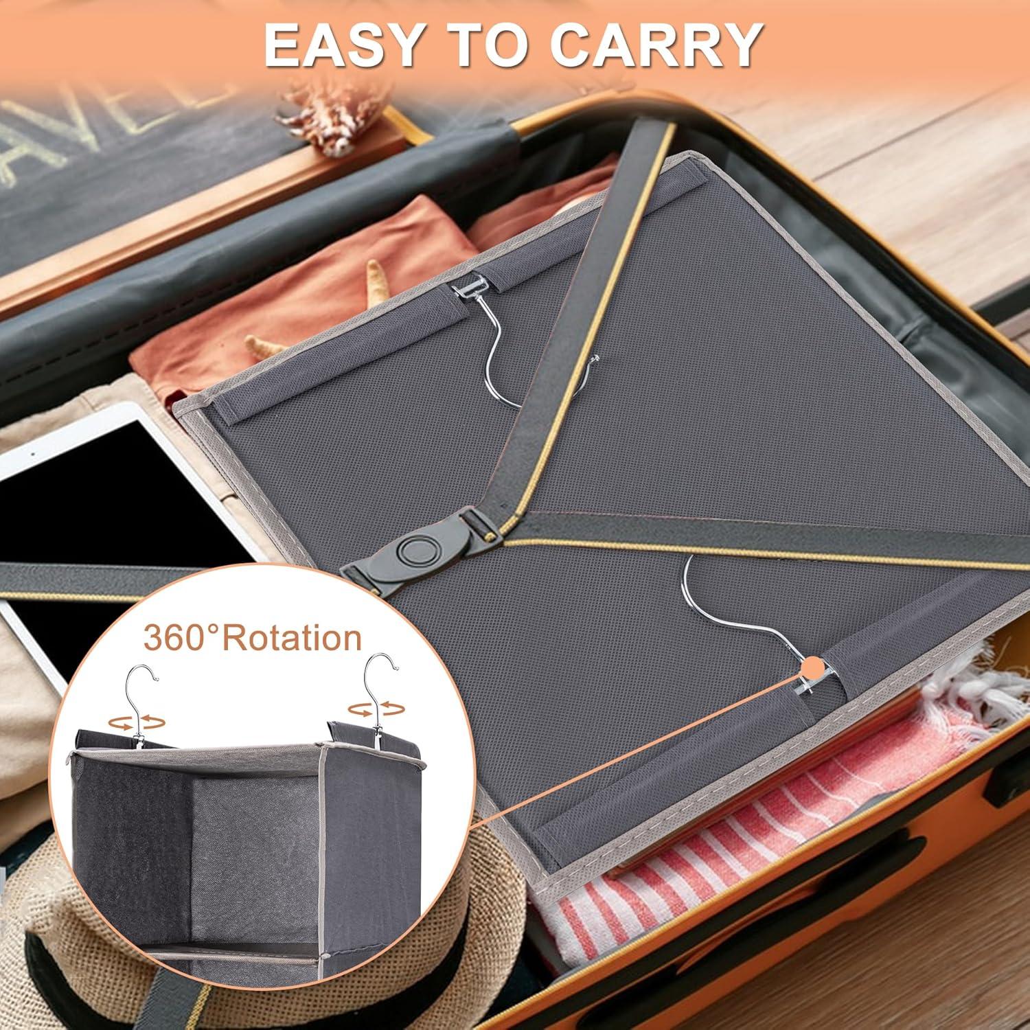 Organizador de Closet Colgante BOOMIBOO 5 Niveles Gris