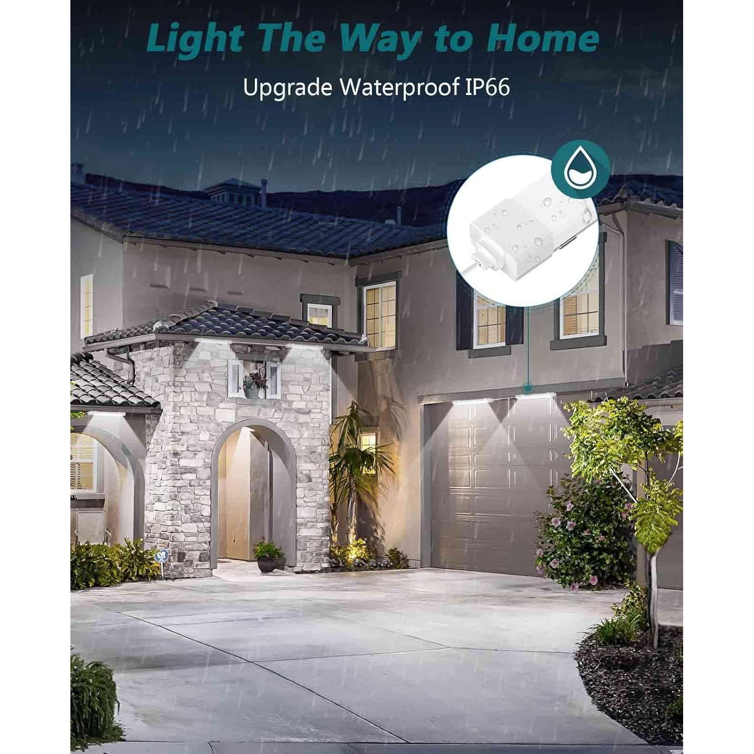 Luz de tubo LED WNSNOU 1.4FT 1800LM IP66 Enchufable