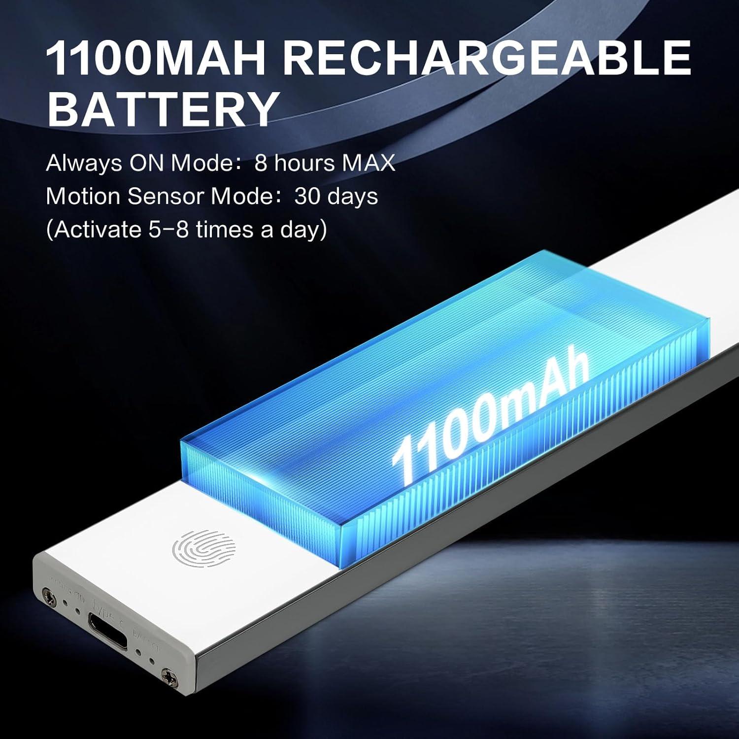 Luces de Sensor de Movimiento GARTO 39.9 cm LED Recargables