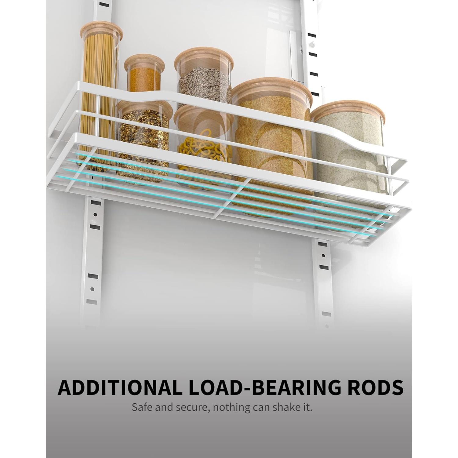 Organizador de Despensa Moforoco 9 Niveles Metal Blanco