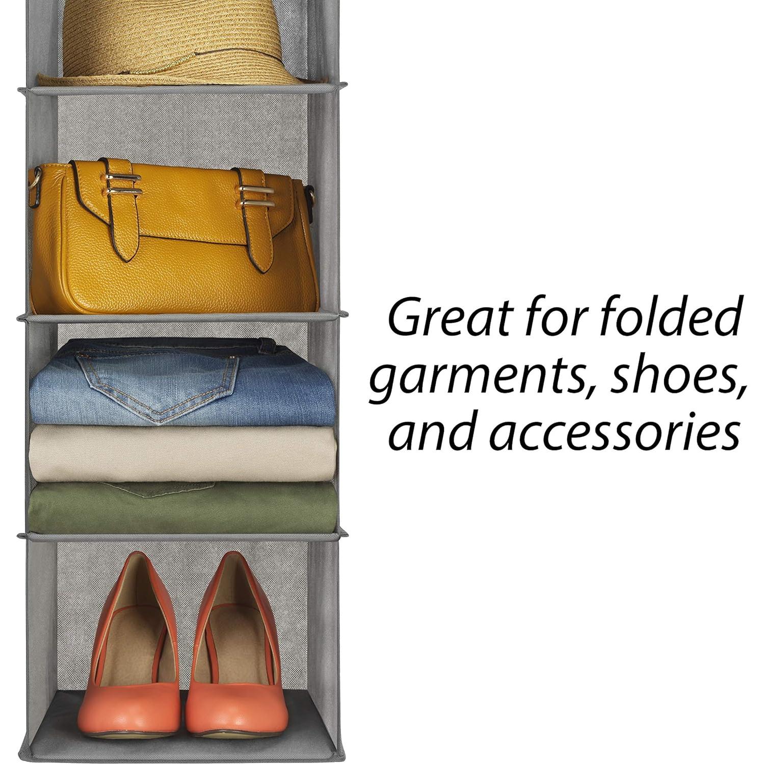 Organizador de Closet Whitmor 5 Secciones Metal Gris