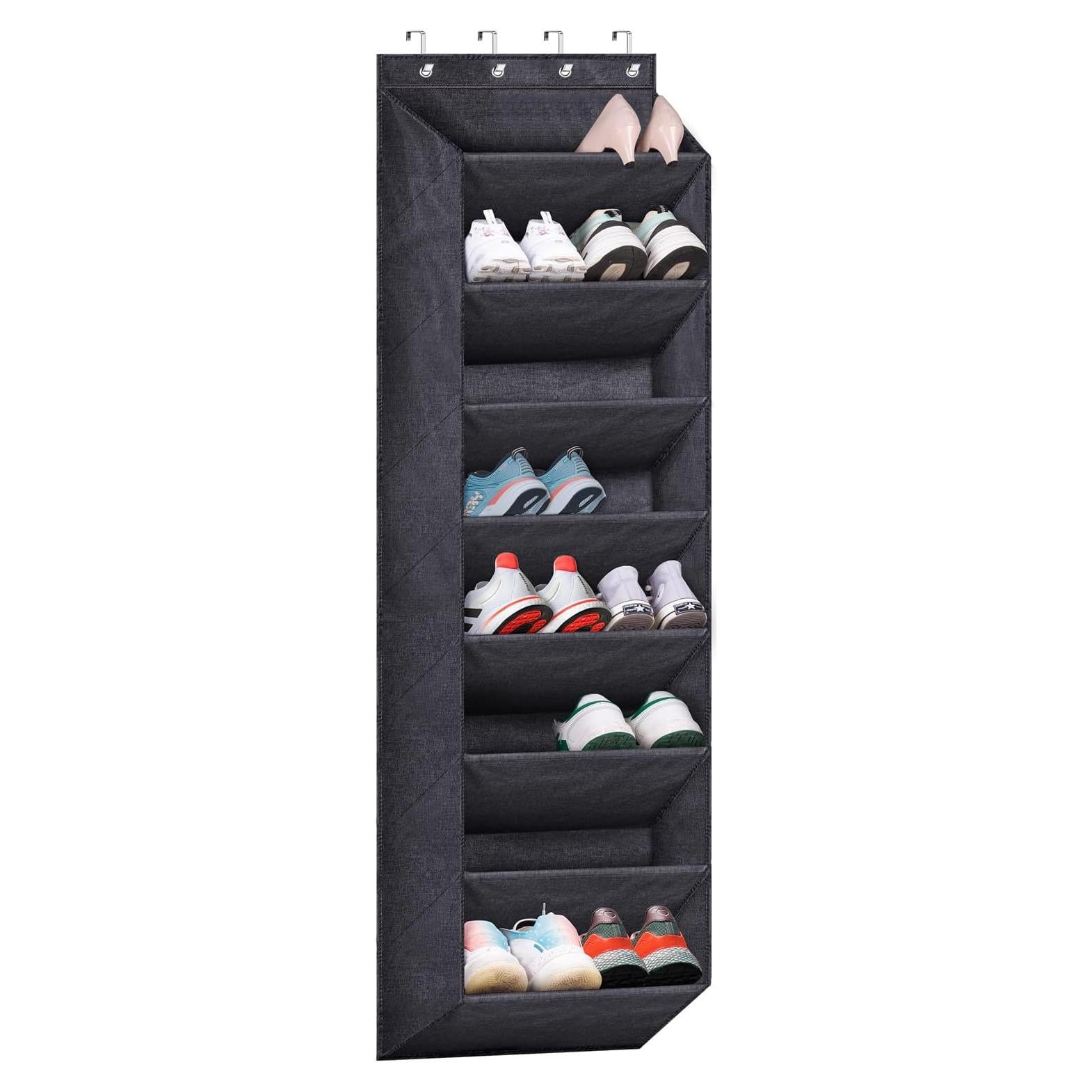 Organizador de Zapatos Colgante SLEEPING LAMB Negro 8 Bolsillos