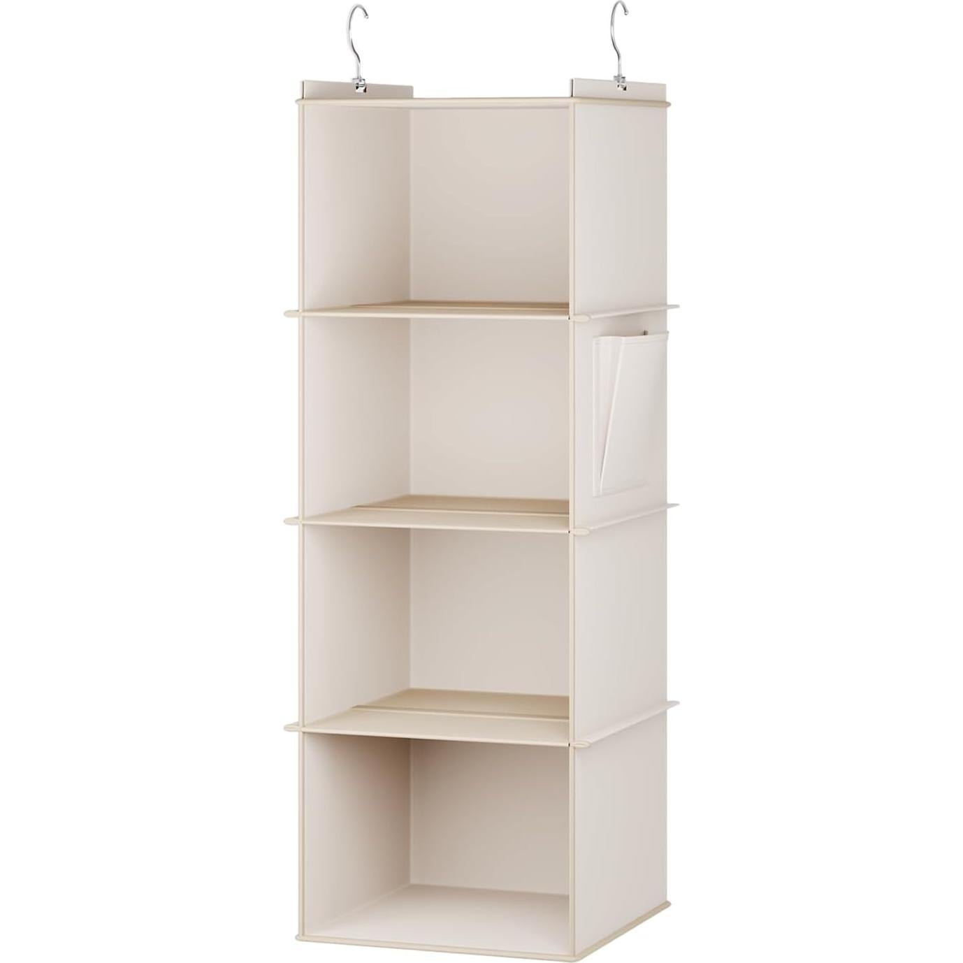 Organizador de Closet Colgante YOUDENOVA 4 Niveles Beige