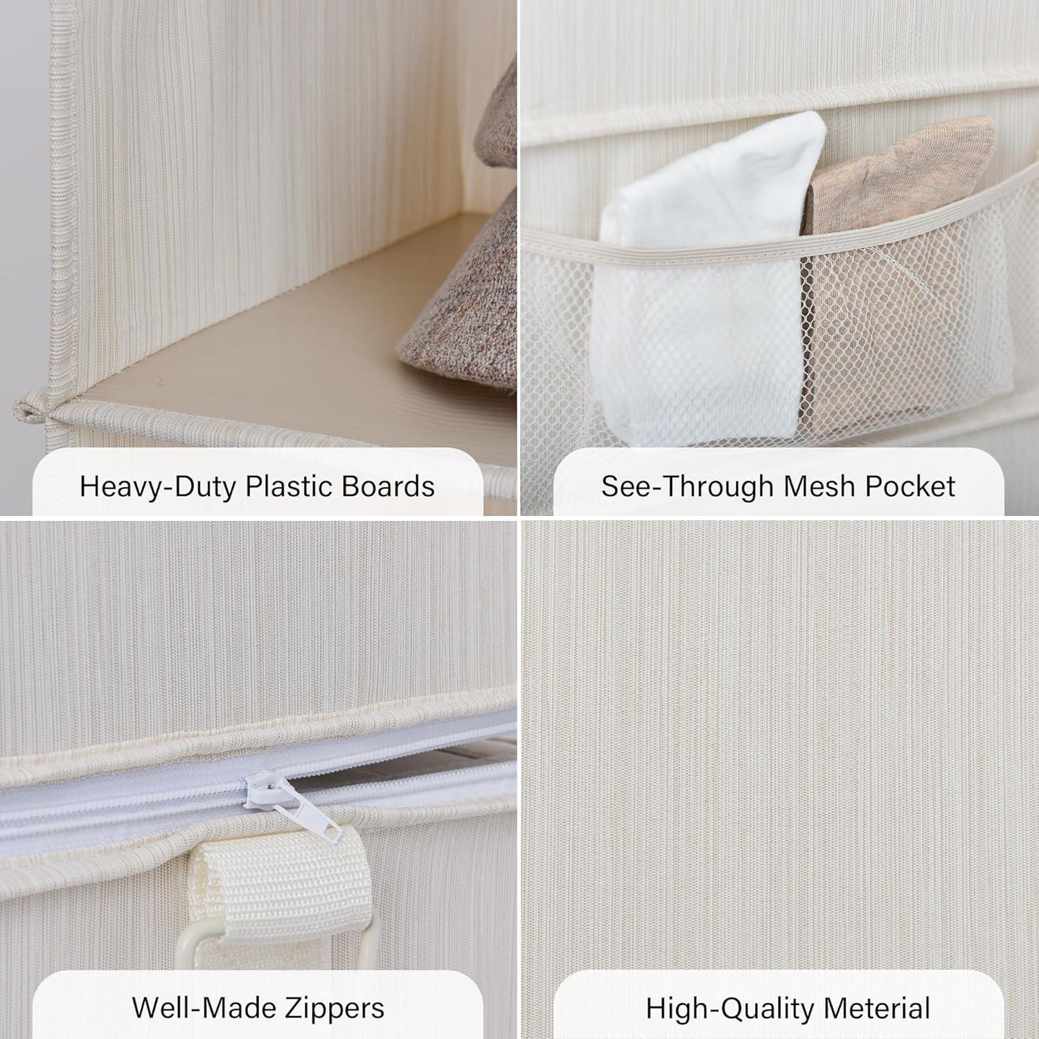 Organizador de Closet StorageWorks 6 Estantes Colgantes 30x30x122 cm