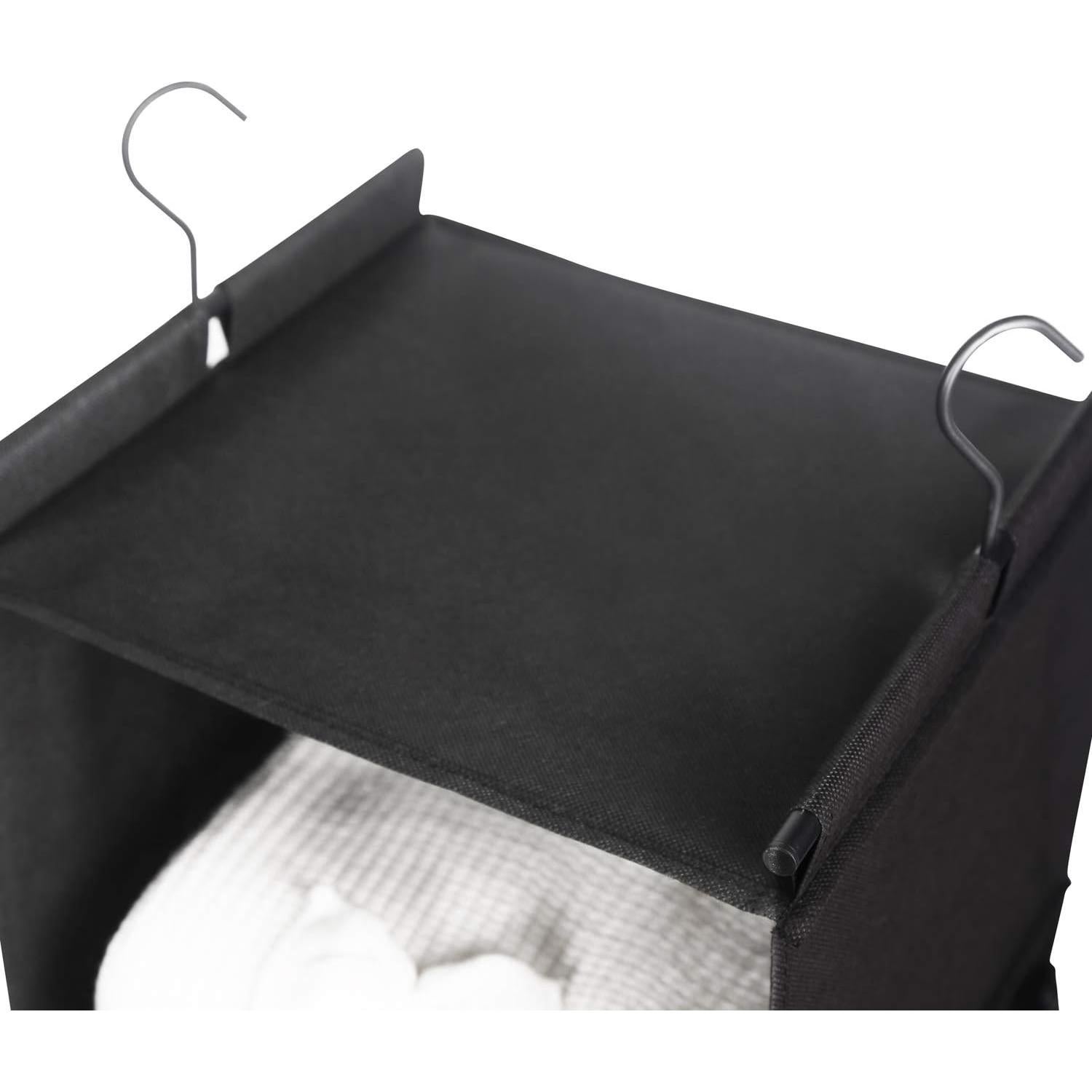 Organizador de Closet Colgante MAX Houser 4 Estantes Negro