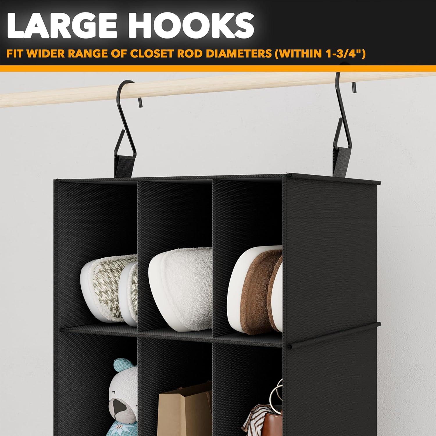 Organizador de Closet Colgante SpaceAid 2 Piezas 24 Compartimentos