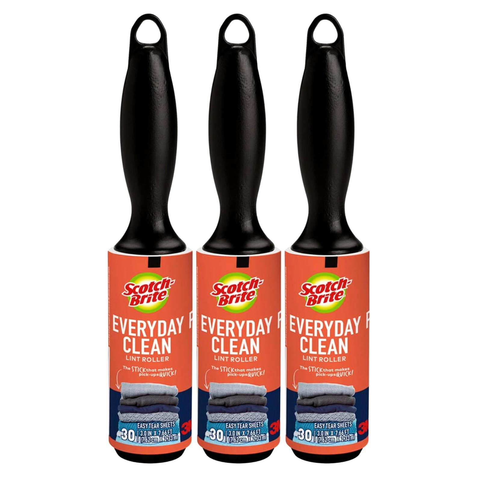 Rodillos de Pelusa Mini Scotch 3M - Paquete de 3, 90 Hojas