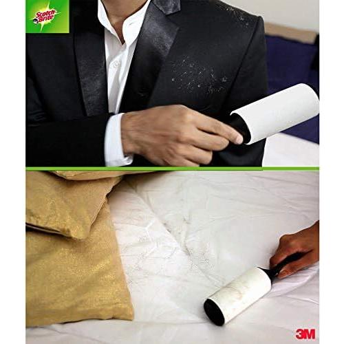 Rodillo quita pelusa Scotch-Brite Mini, 2 unidades, Blanco