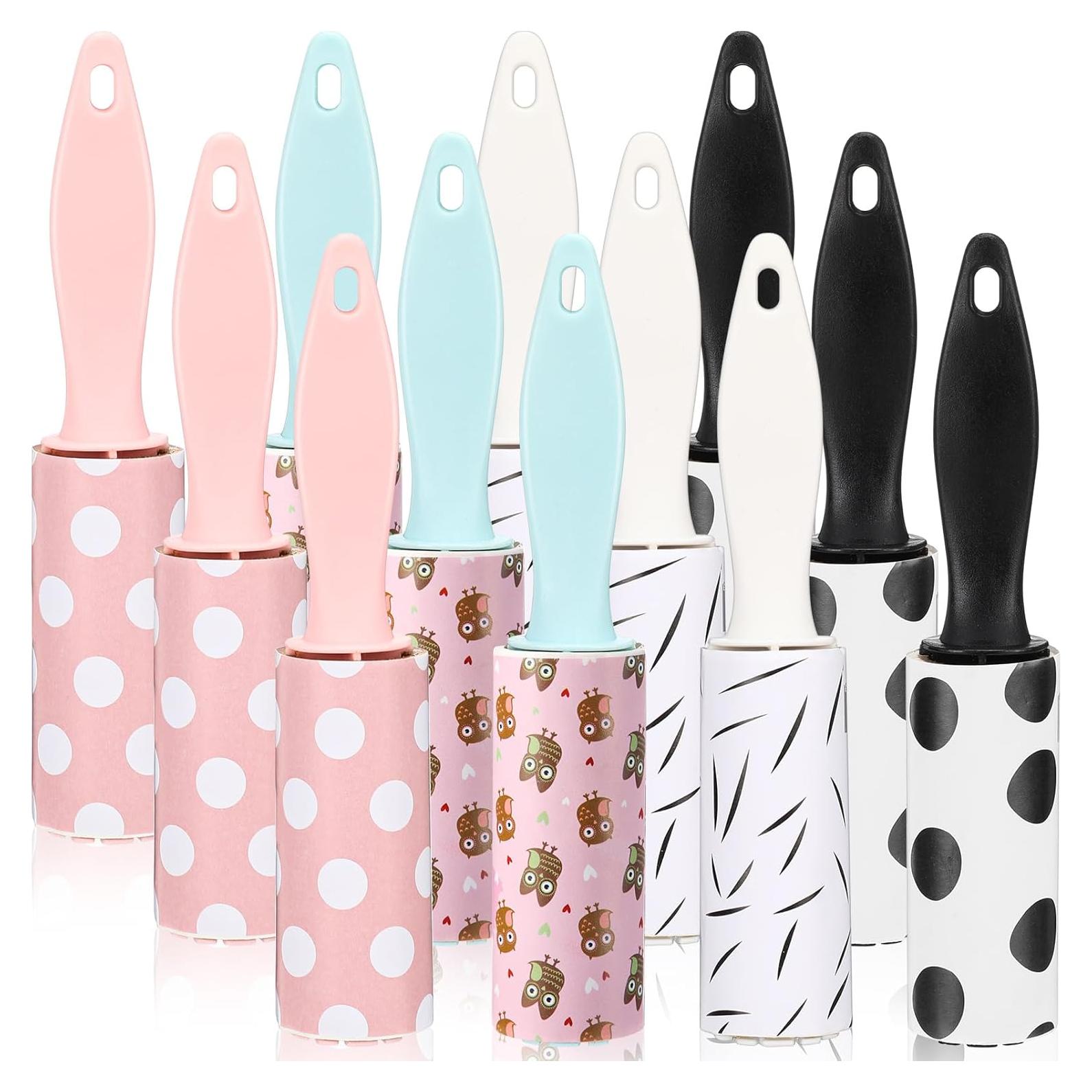 Hushee 12 Mini Rodillos Quitapelusas para Mascotas 360 Hojas