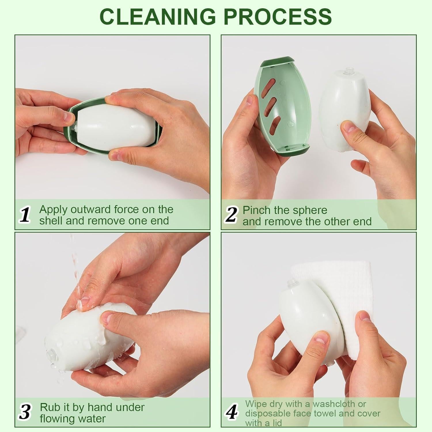 Paquete de 2 Rodillos de Pelusa Reutilizables Winb 258g