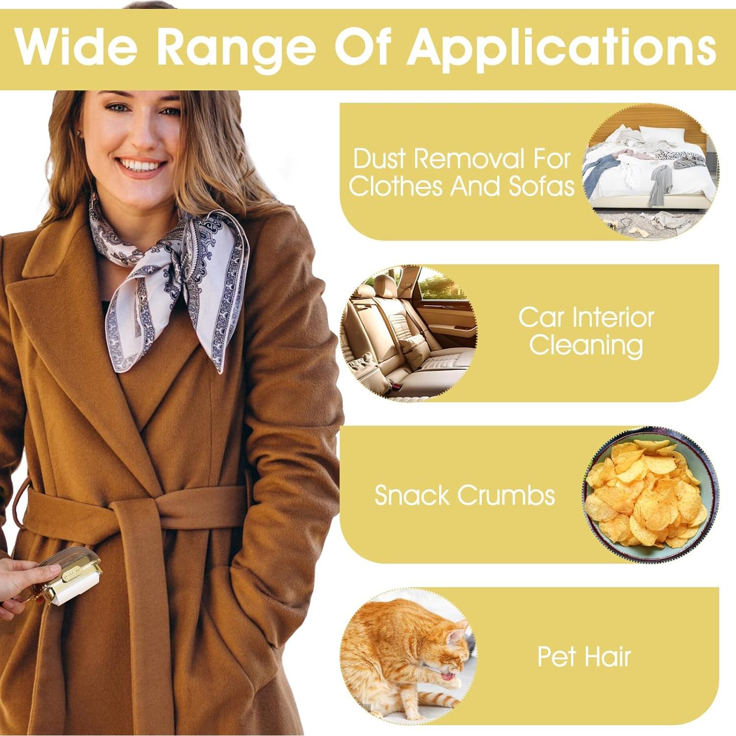 Rodillo de Pelusa Mini Piriuuo Doble Cara con 5 Recambios