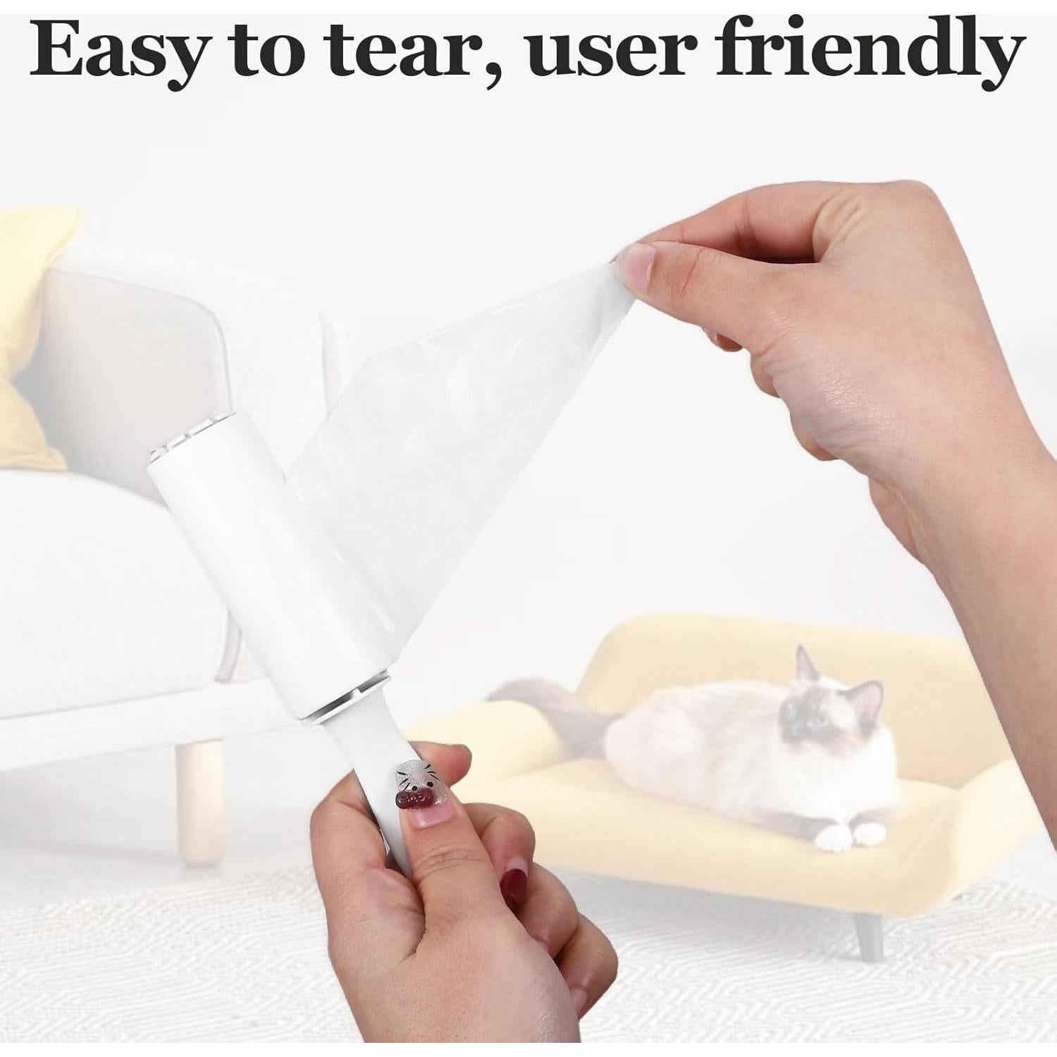 20 Mini Rodillos Quitapelusas Extra Adhesivos Maahongh 3x15.5cm