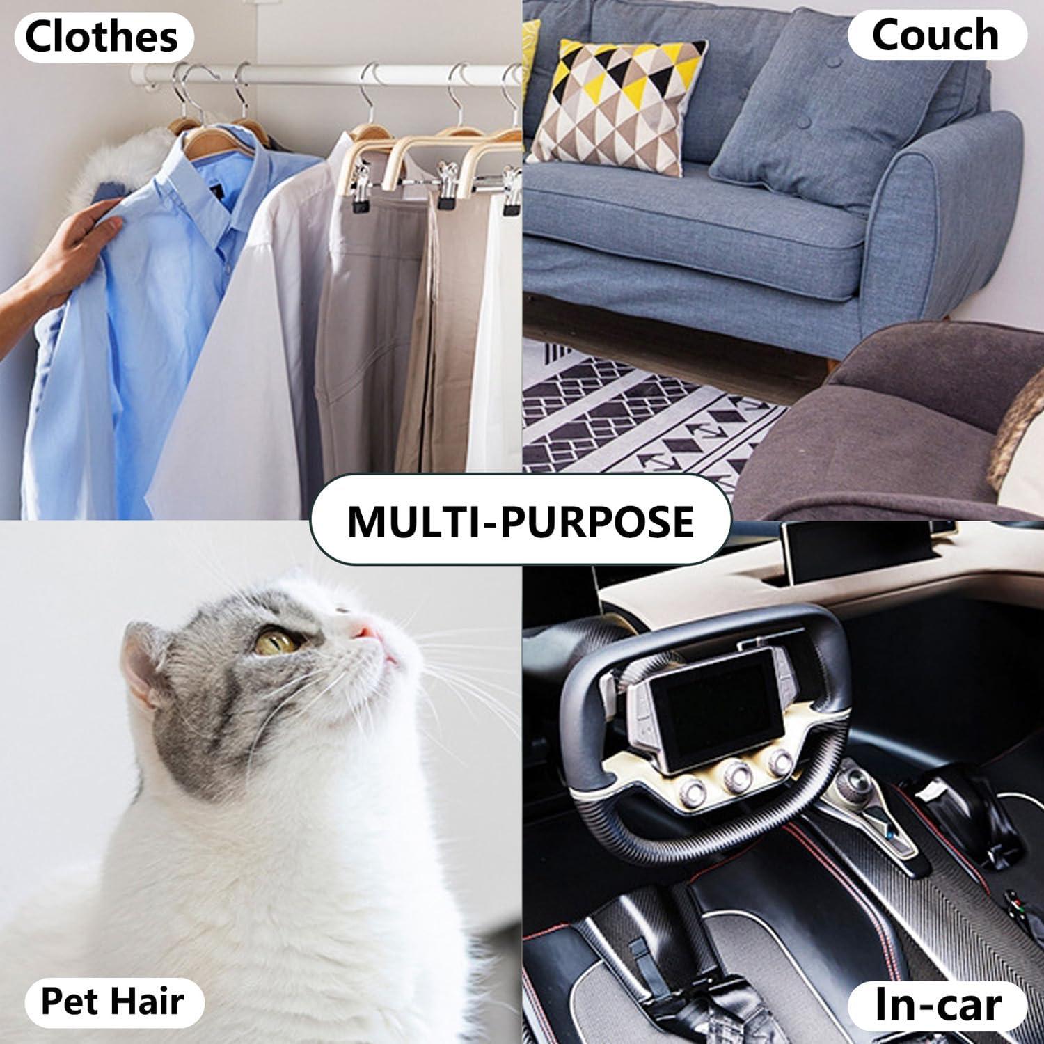 Mini Rodillo Quitapelusas Portátil Nueknp 150 Hojas Rosa