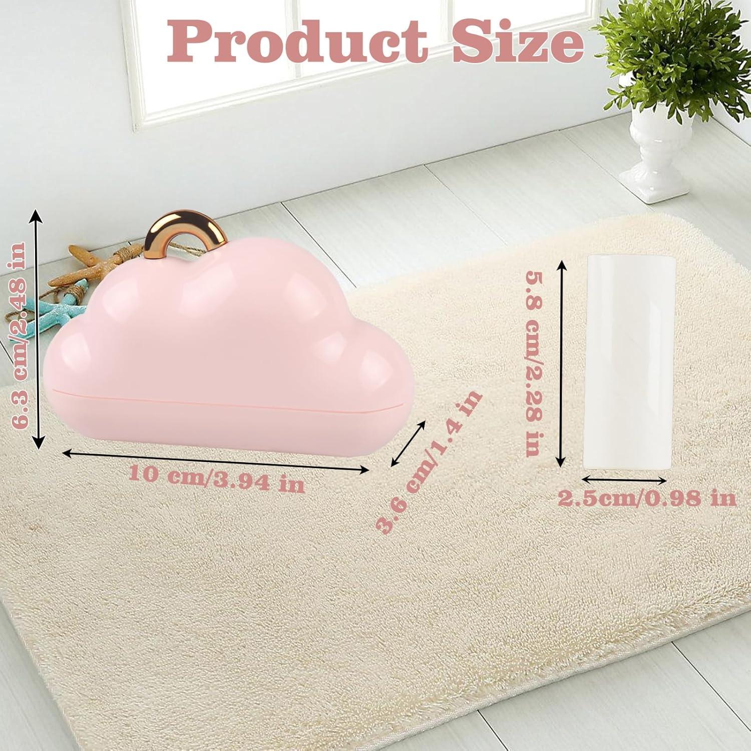 Mini Rodillo Quitapelusas Nokiils Rosa Portátil 150 Hojas