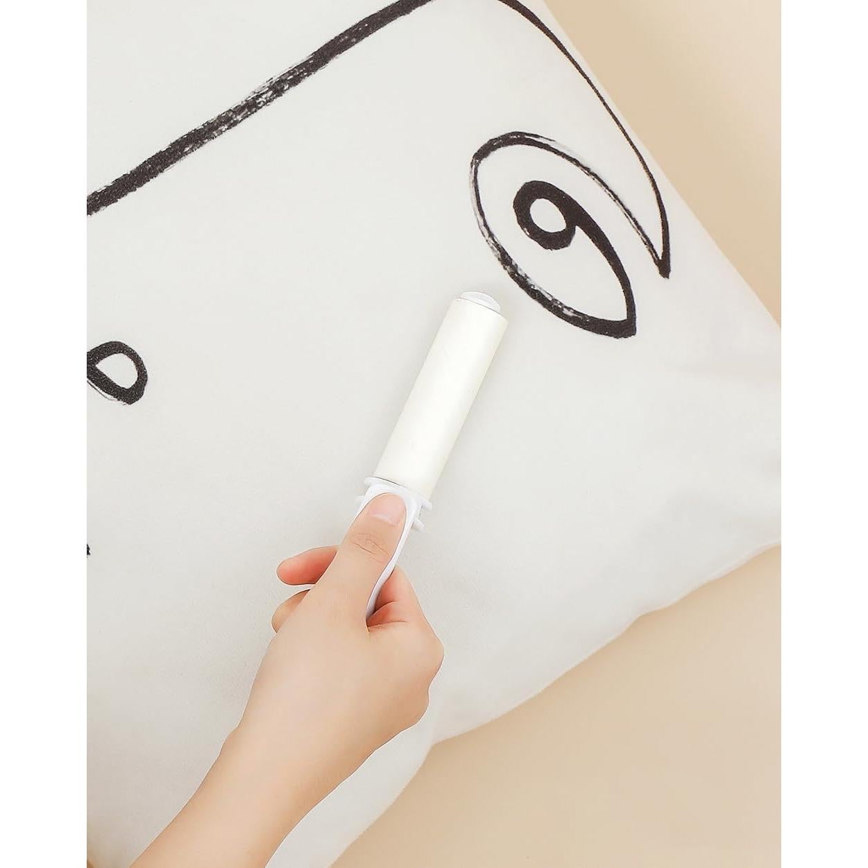 Rodillo de Pelusa Mini Reutilizable Ruisticki Negro 150 Hojas