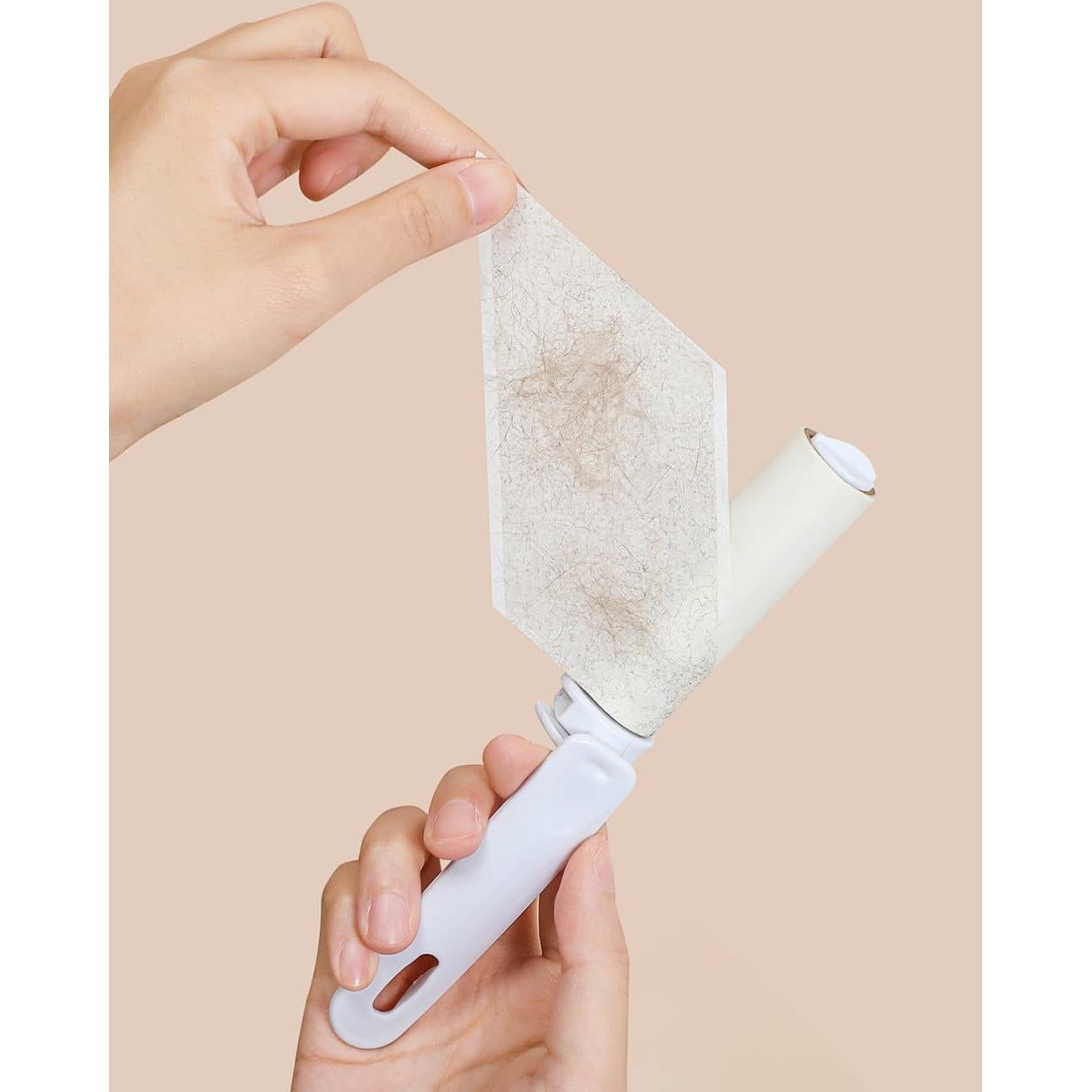 Rodillo de Pelusa Mini Reutilizable Ruisticki Negro 150 Hojas