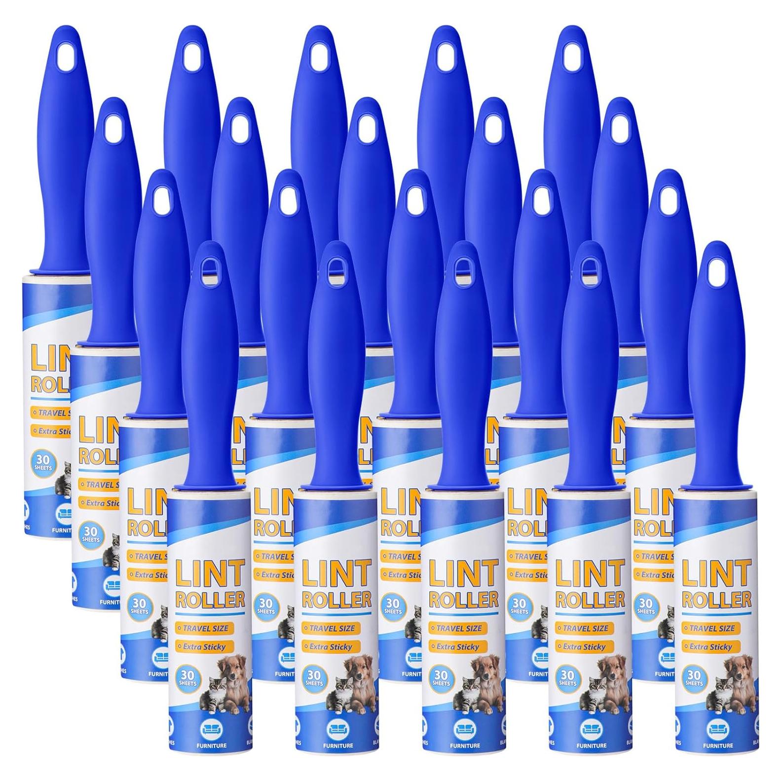 Hushee Mini Rodillos Quitapelusas 20 Pcs 600 Hojas Viaje