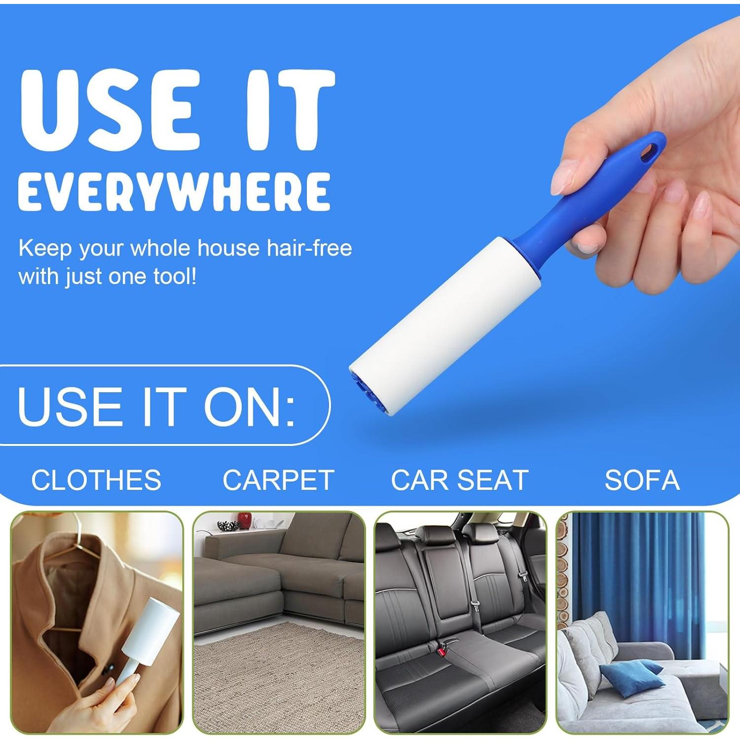 Hushee Mini Rodillos Quitapelusas 20 Pcs 600 Hojas Viaje