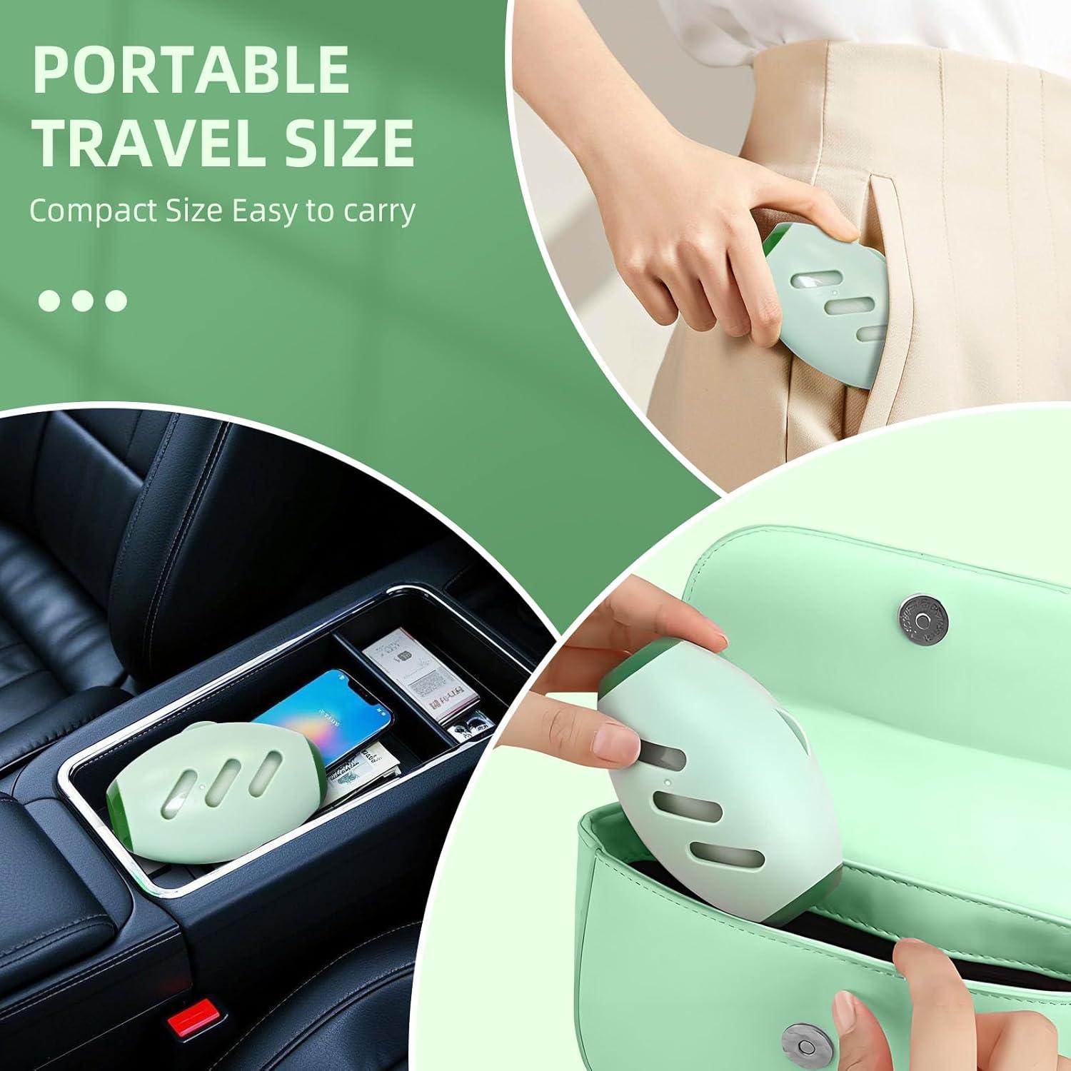 Paquete de 2 Rodillos de Pelusa Reutilizables Kearning Verde