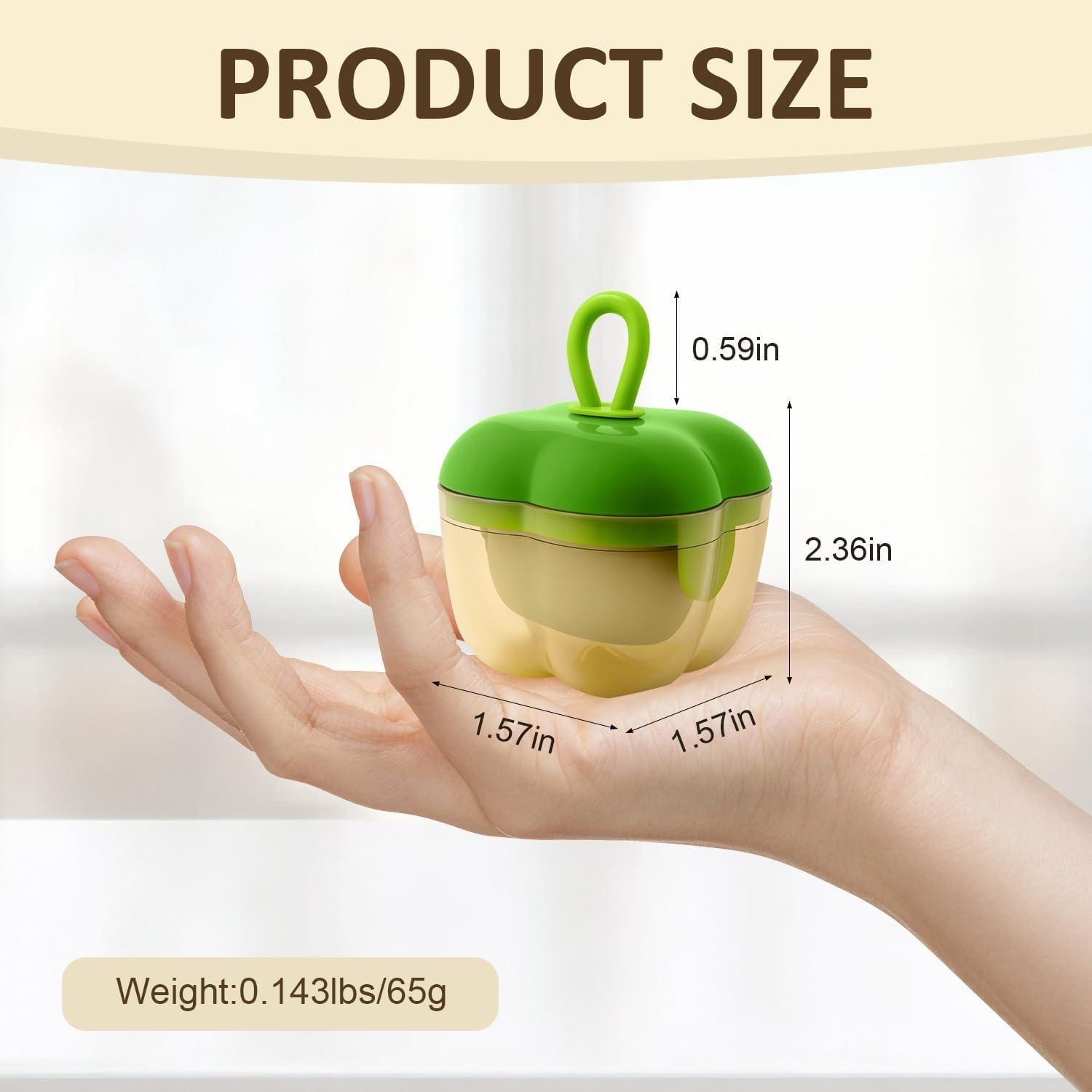 Rodillo Quitapelusas Reutilizable EQUNROY Mini Portátil Verde y Rojo