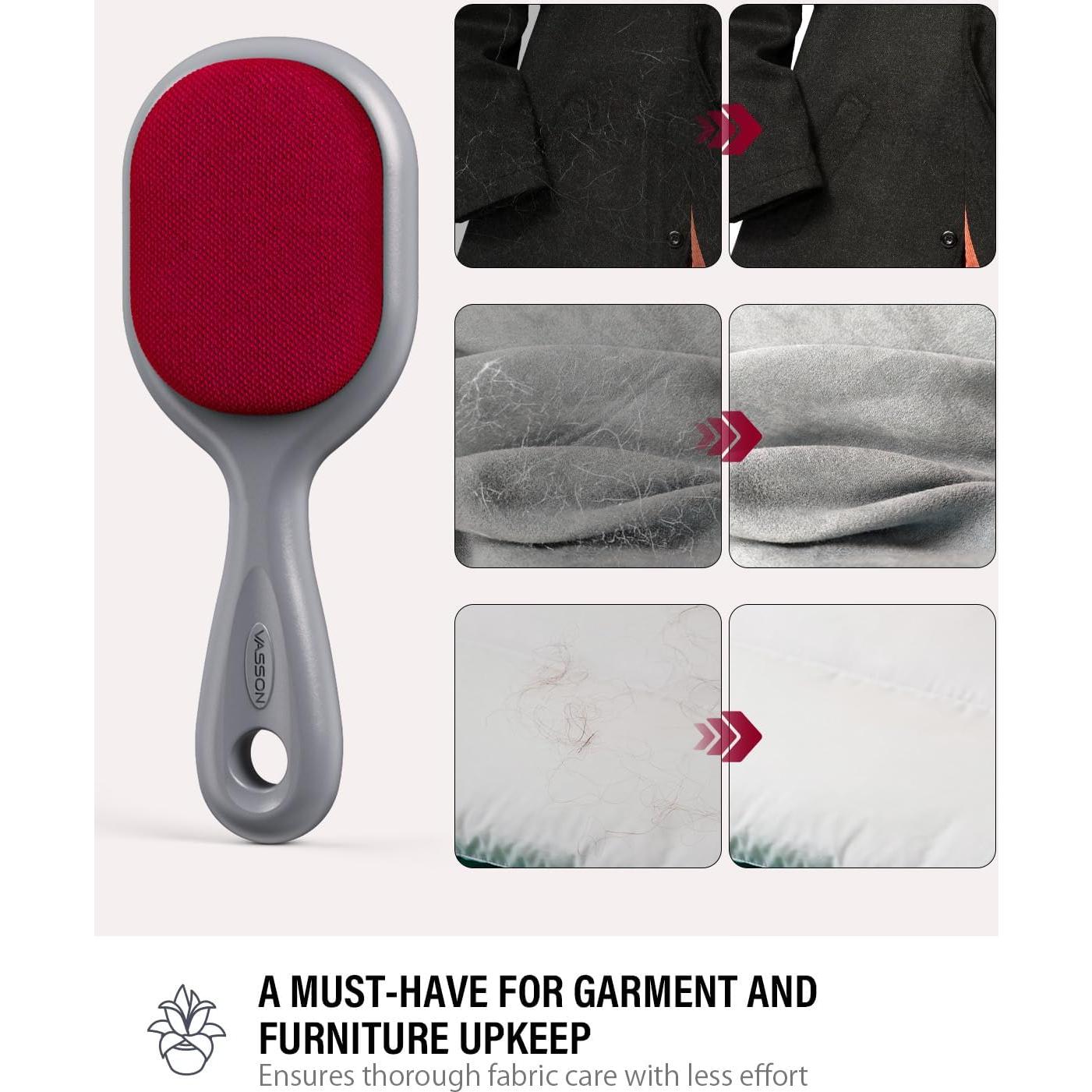 Cepillo de Pelusa Doble Cara VASSON para Ropa y Muebles