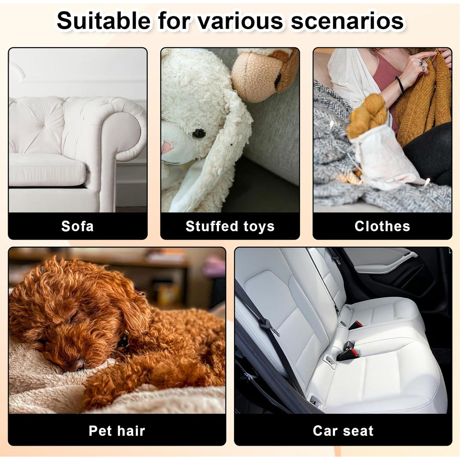 3 Cepillos Plegables para Pelusa de Ropa YQQYG - Portátiles