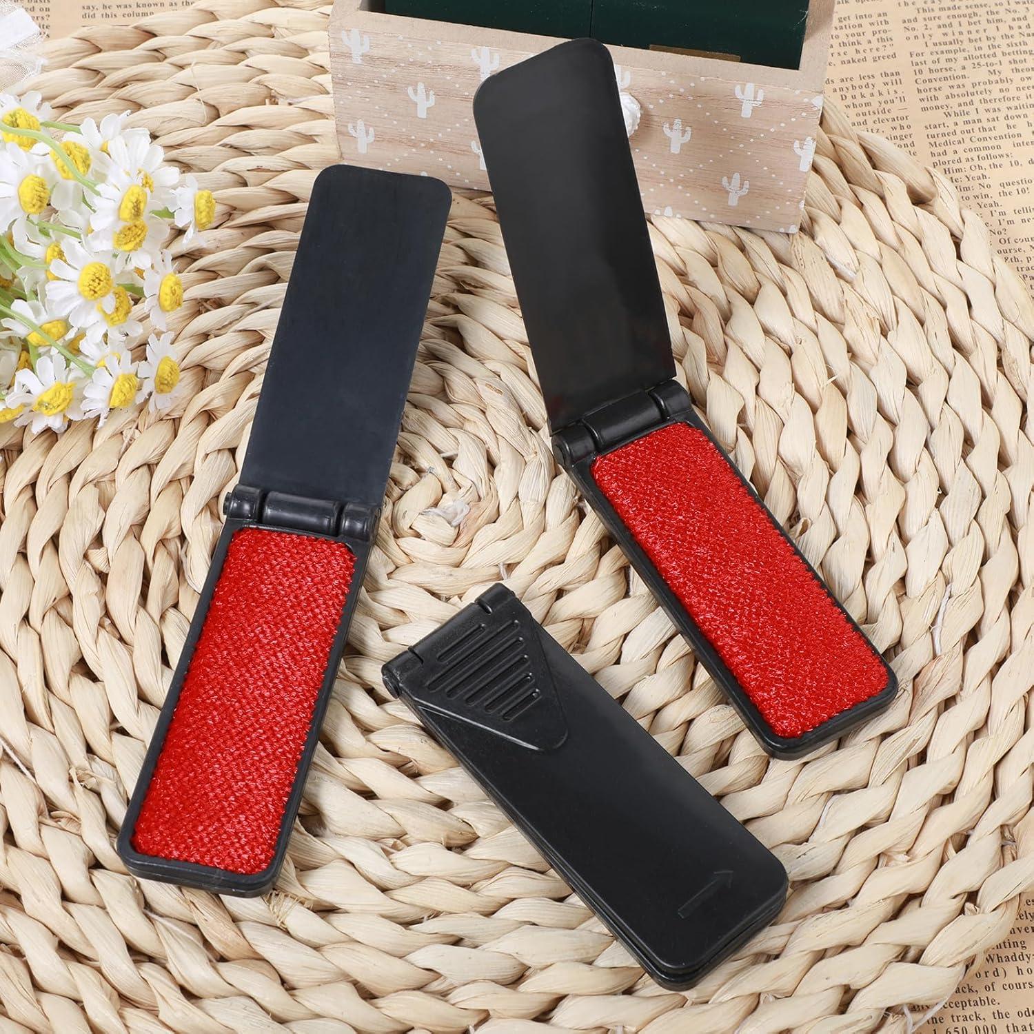 3 Cepillos Plegables para Pelusa de Ropa YQQYG - Portátiles