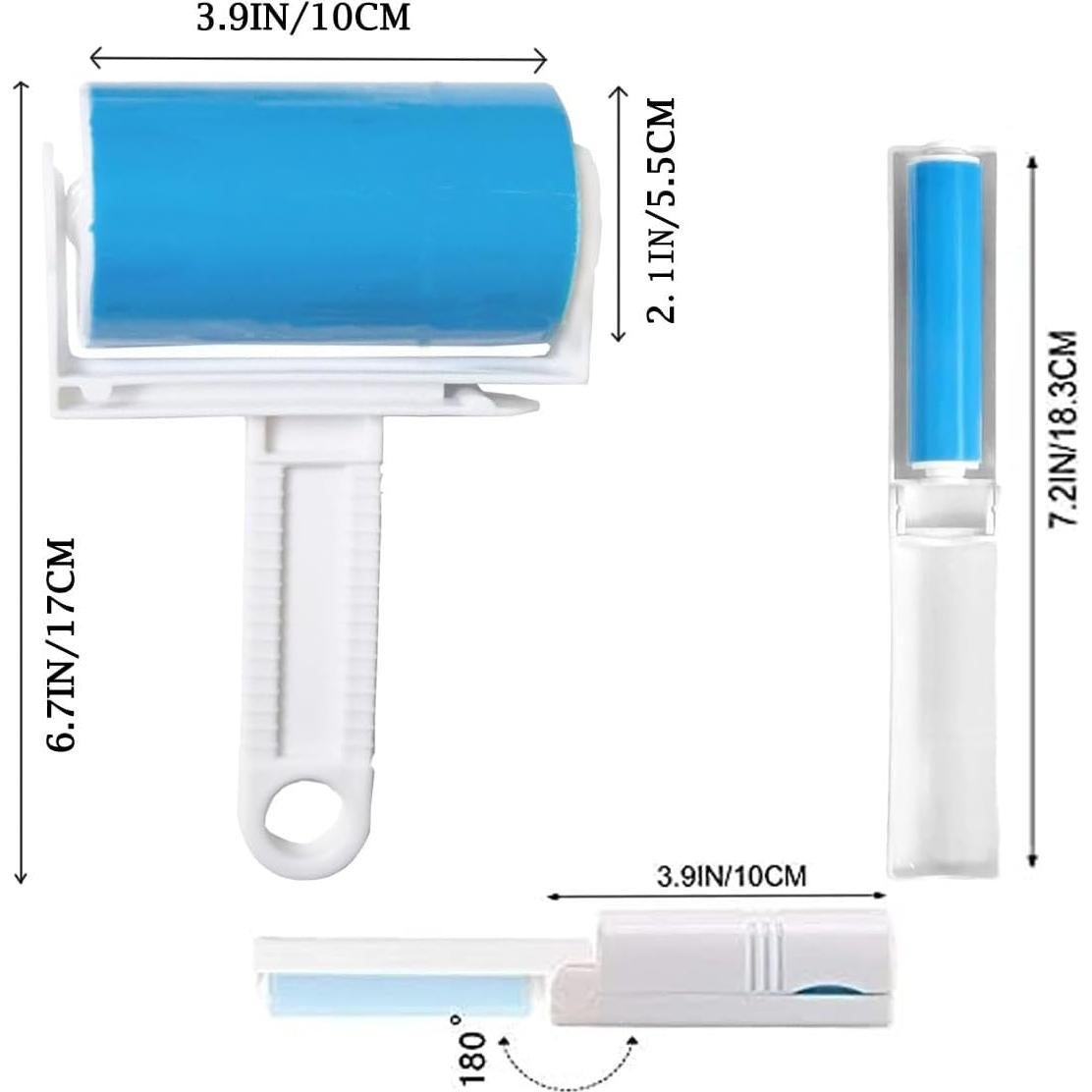 Rodillo de Pelusa Reutilizable Nueknp - Set 4 Piezas para Mascotas