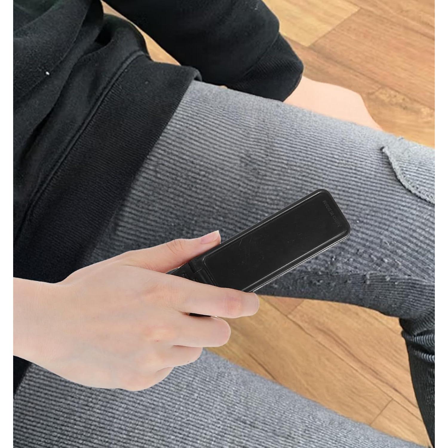 6 Cepillos de Pelusa Reutilizables Classicseali Portátiles Negros