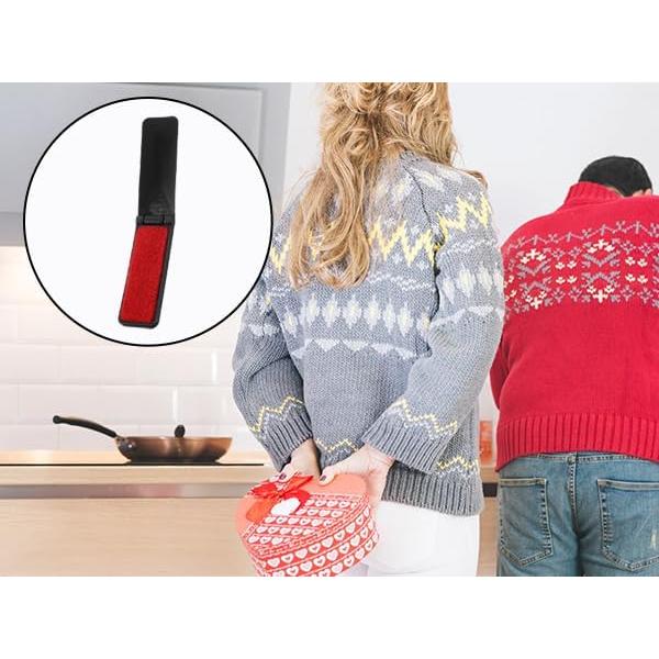 6 Cepillos de Pelusa Reutilizables Classicseali Portátiles Negros