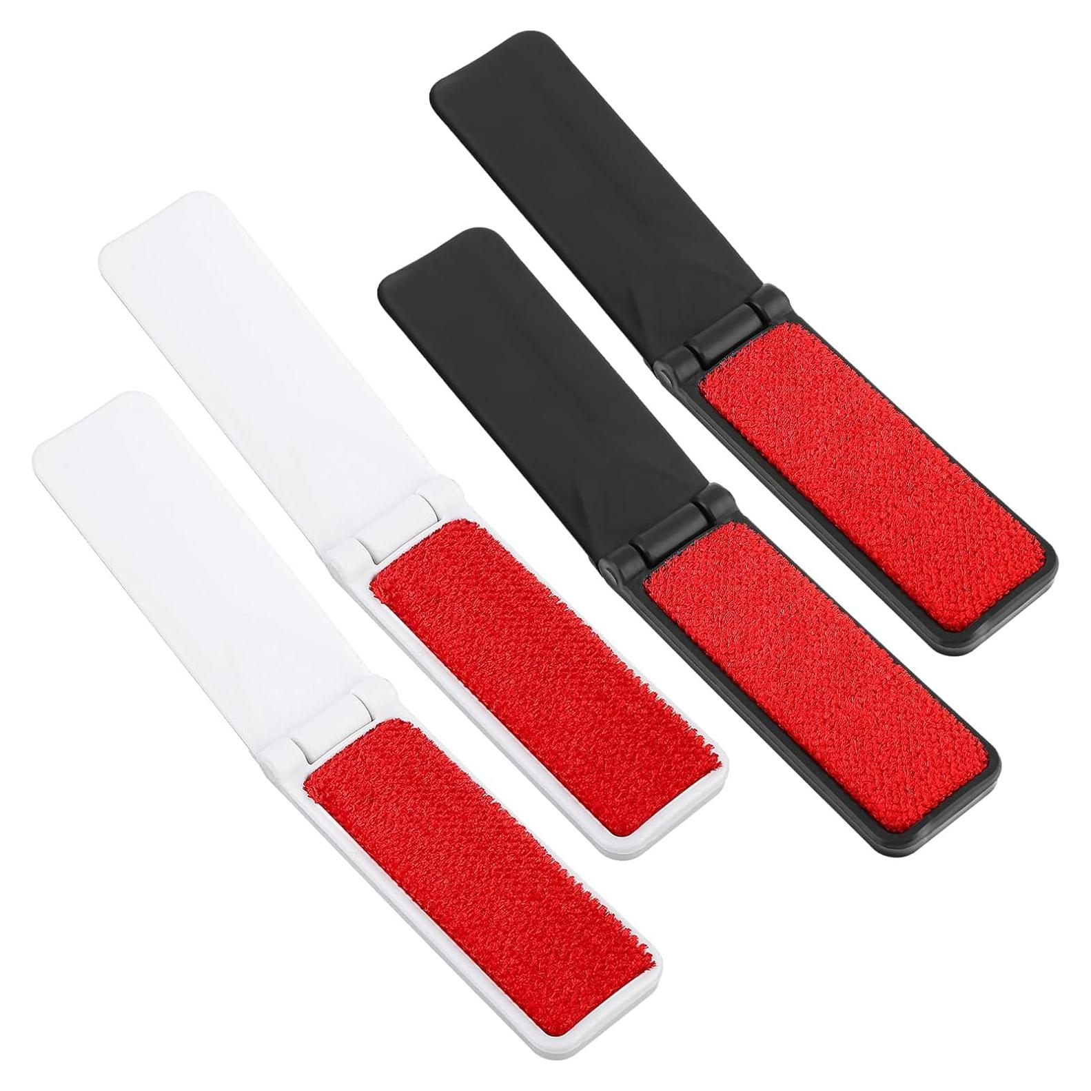 4 Cepillos Quitapelusas Portátiles Plegables Mabor 9.6cm